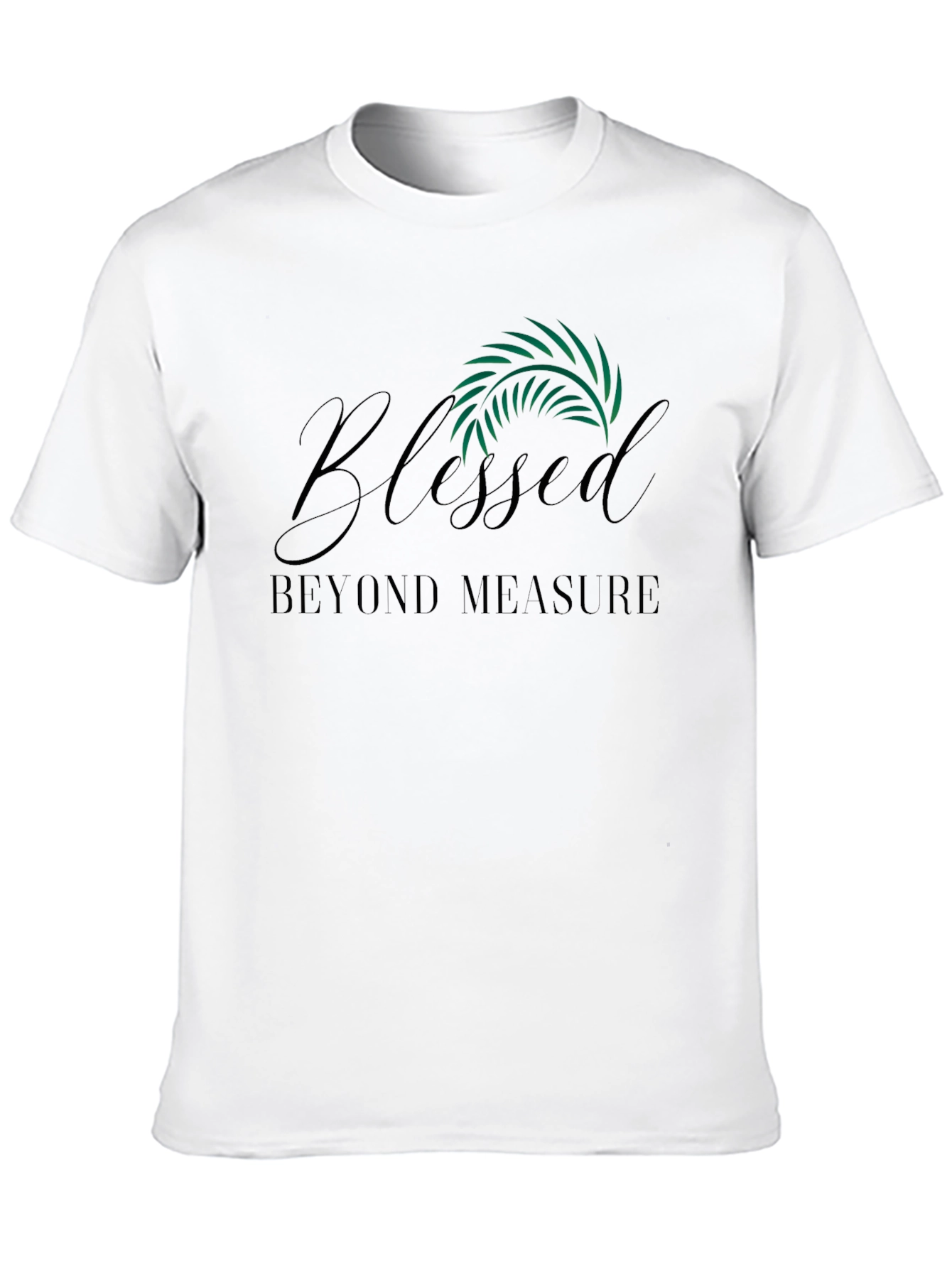 Blessed Beyond Measure Black Graphic Tee