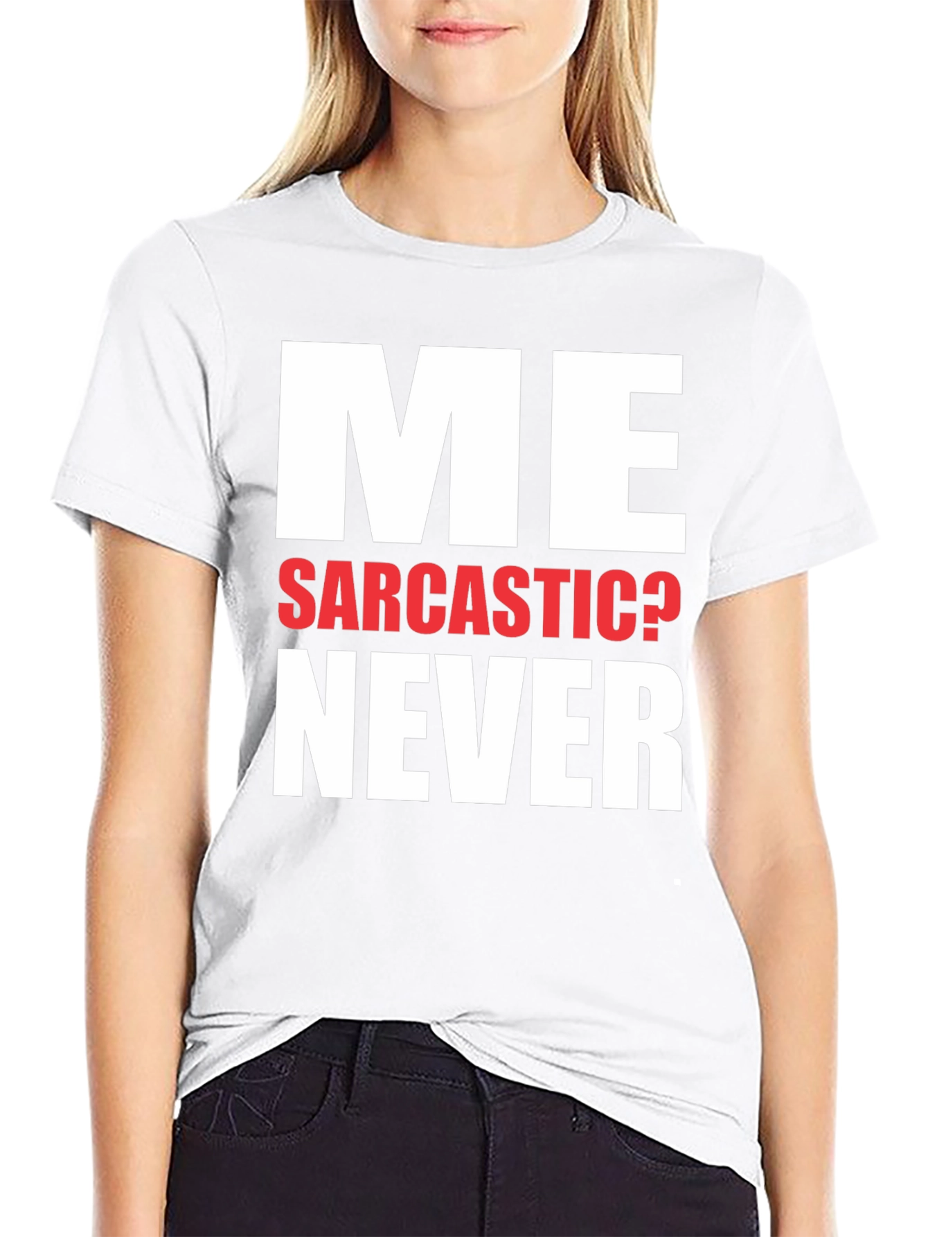 Funny Sarcastic Never T-Shirt Novelty Graphic Tee