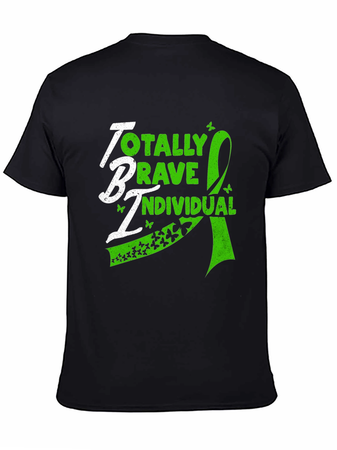 TBI Awareness Tee - Totally Brave Individual Green Ribbon