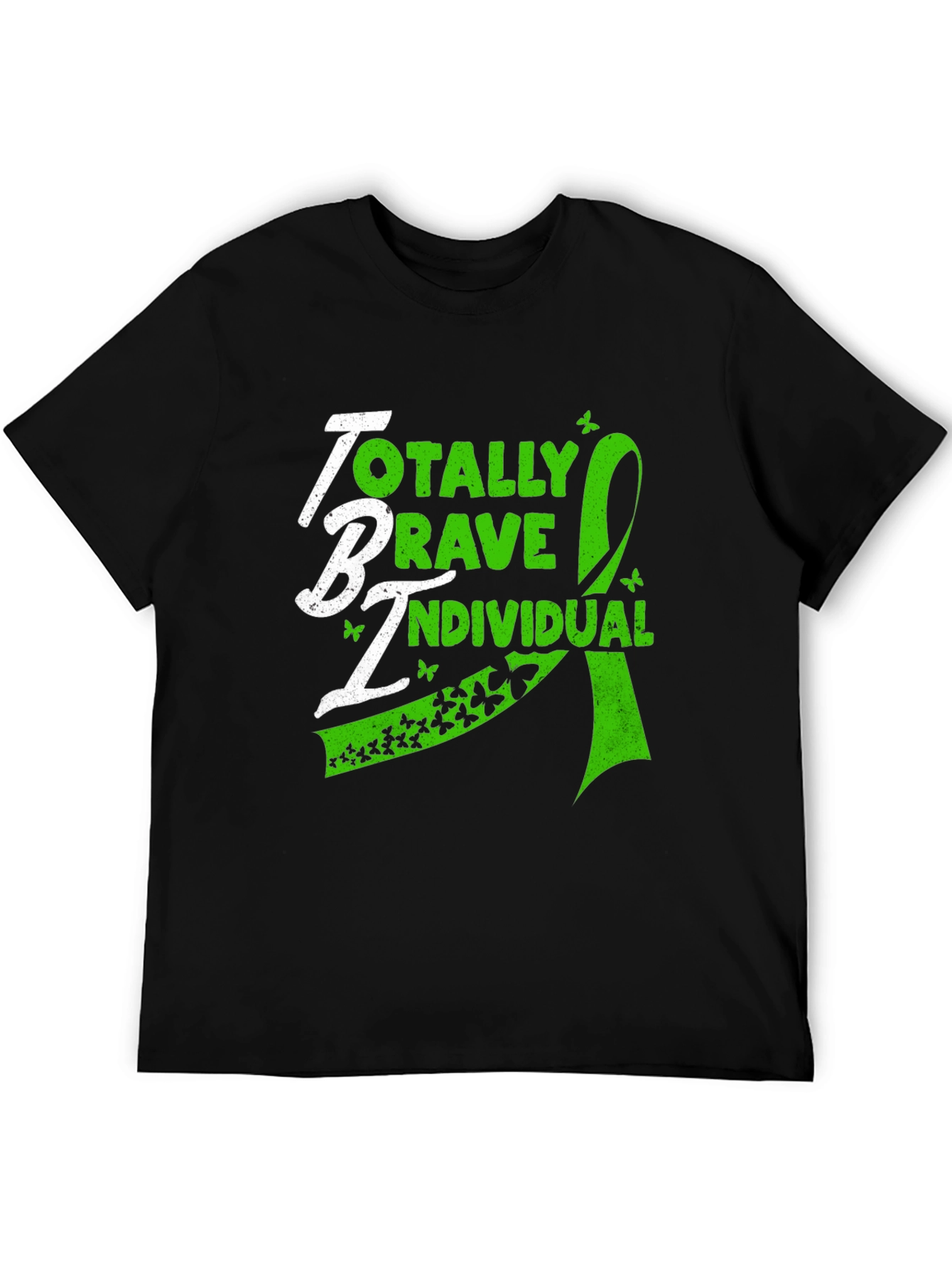 TBI Awareness Tee - Totally Brave Individual Green Ribbon