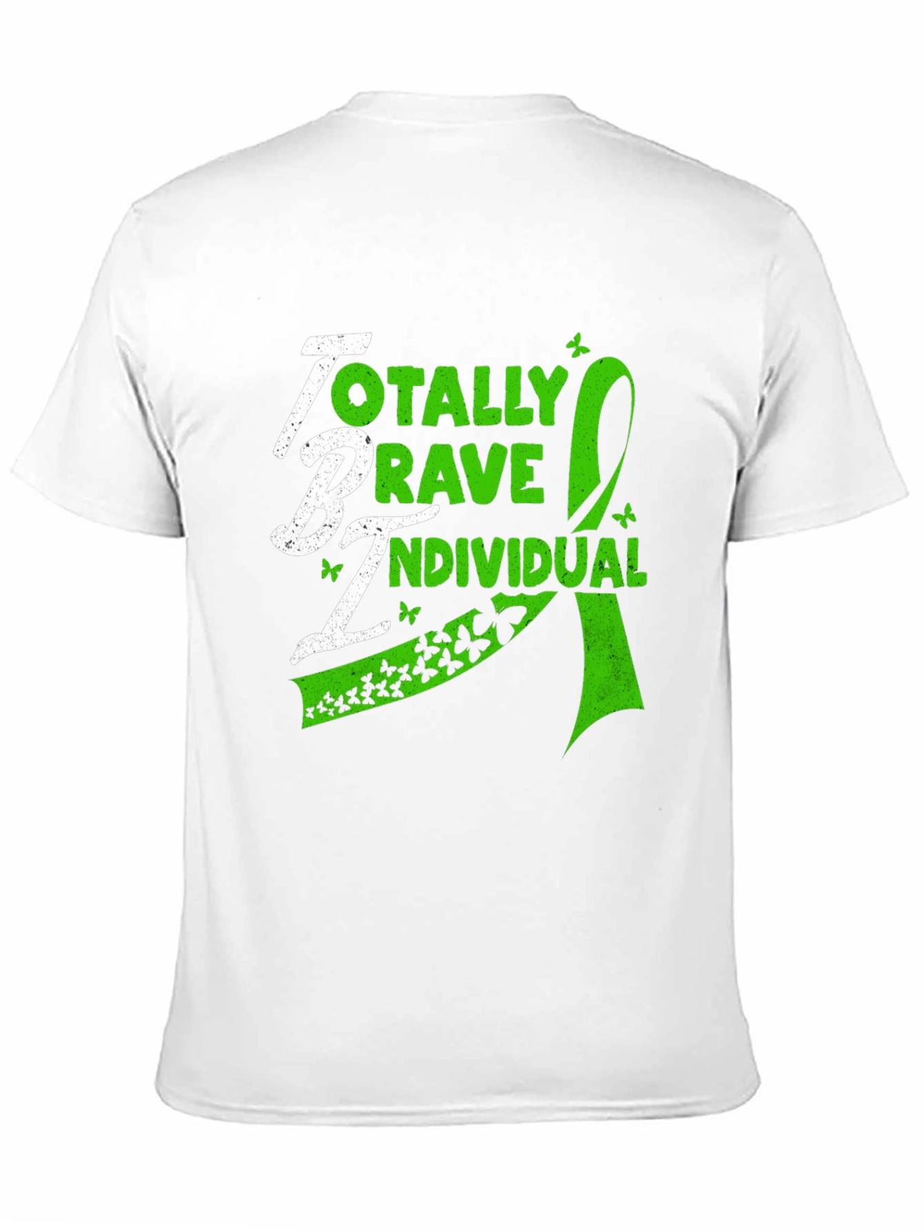 TBI Awareness Tee - Totally Brave Individual Green Ribbon