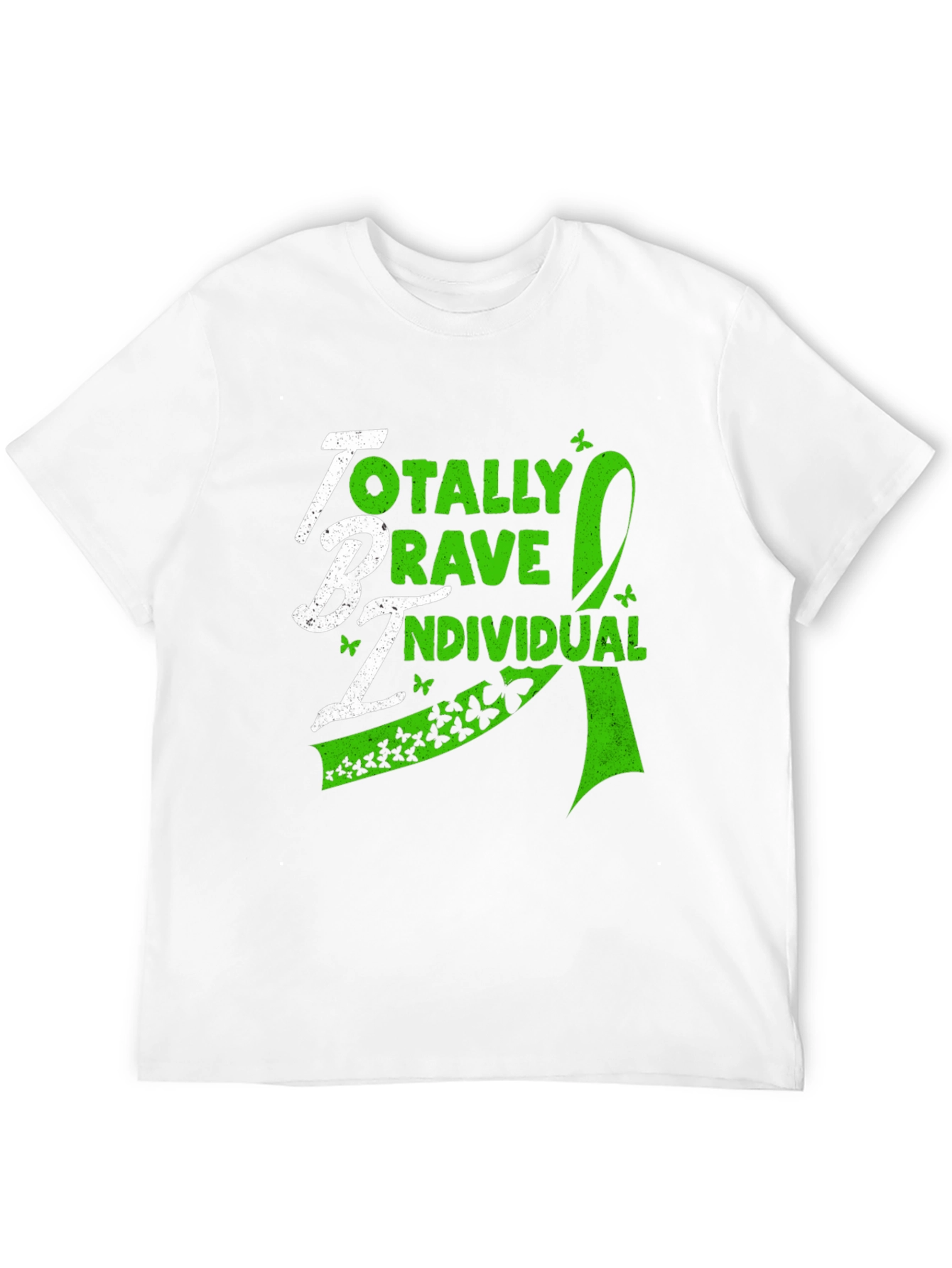 TBI Awareness Tee - Totally Brave Individual Green Ribbon