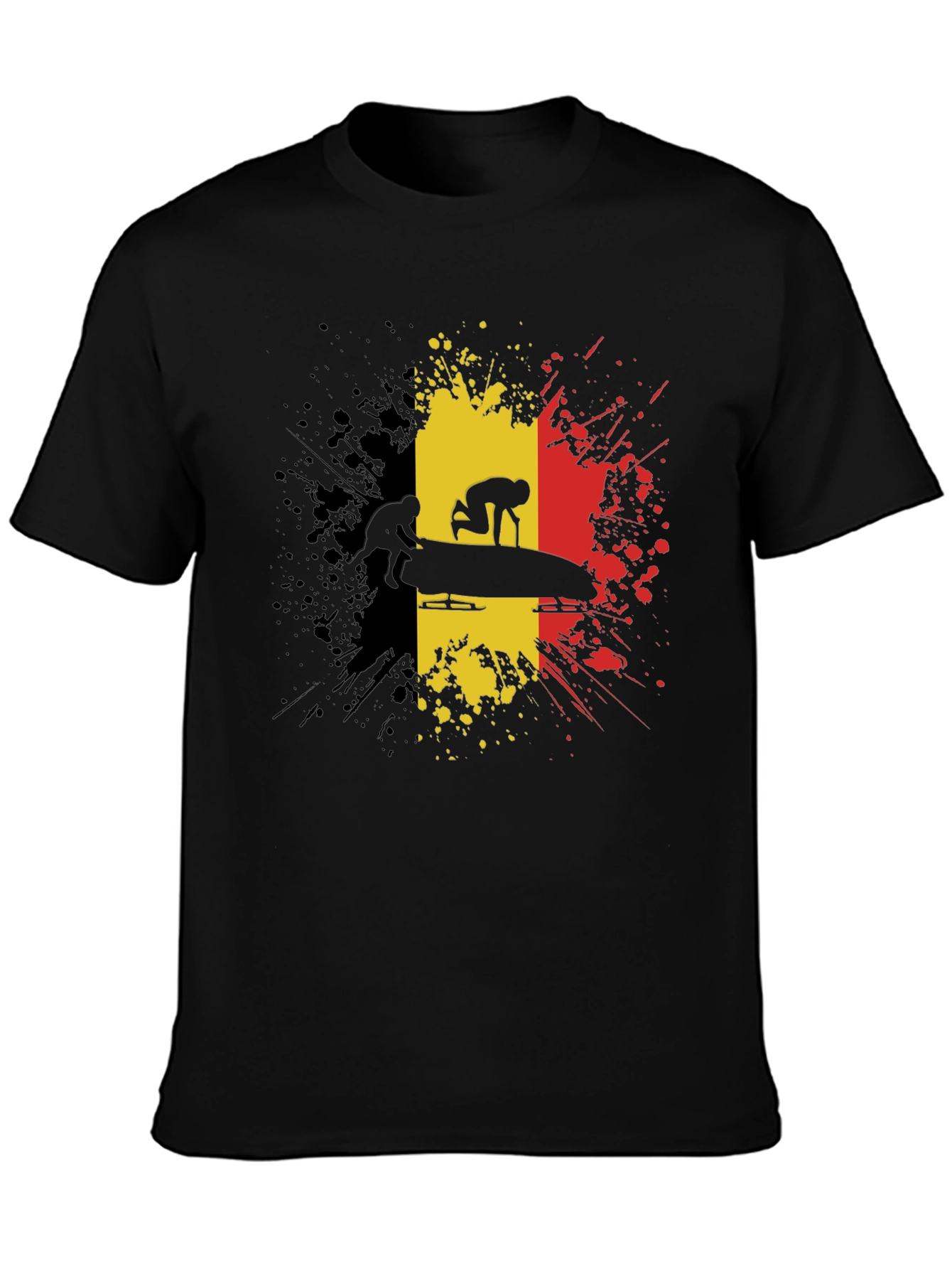 Belgium Bobsled T-Shirt - Black