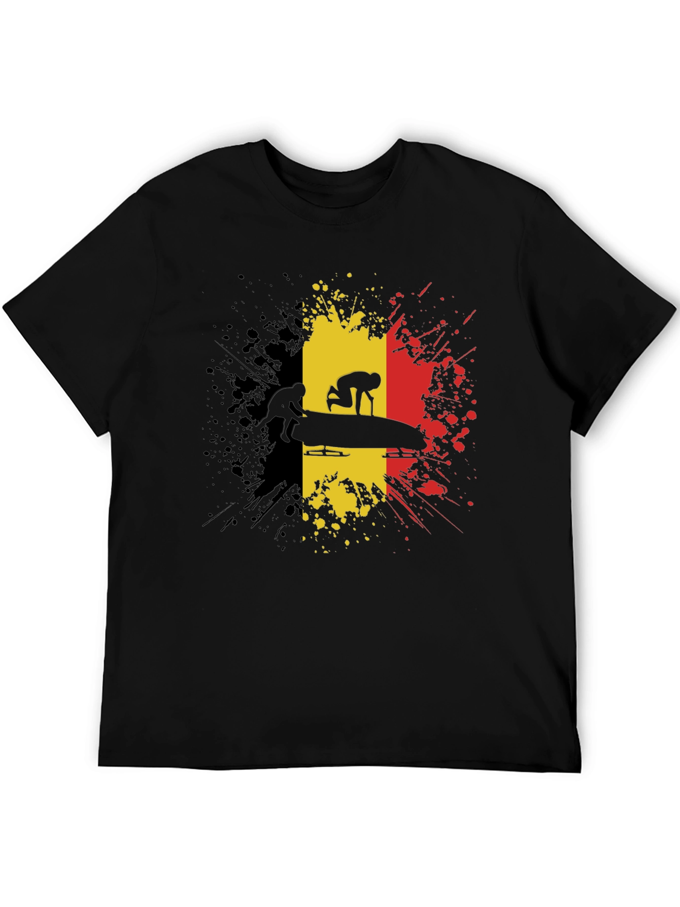 Belgium Bobsled T-Shirt - Black