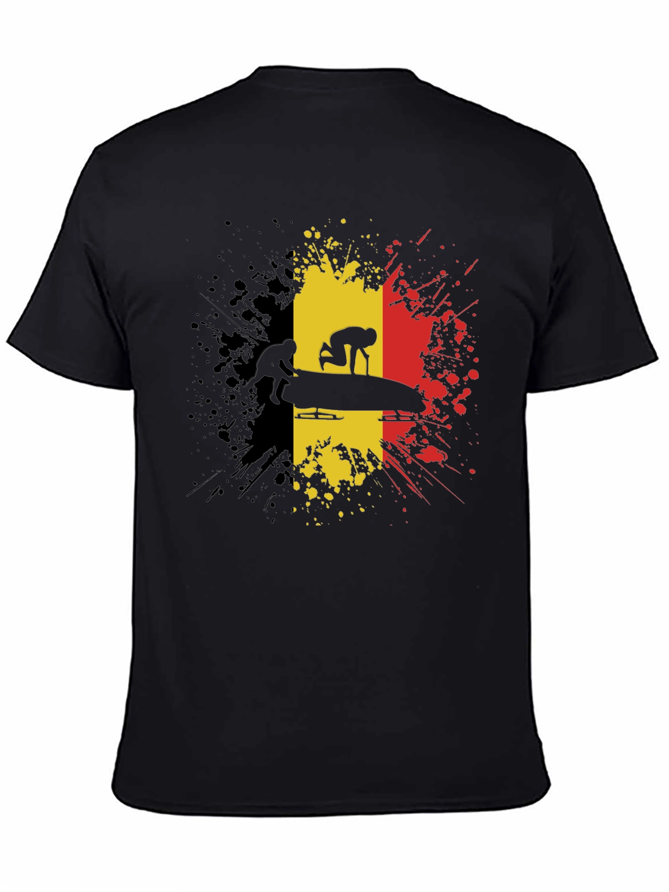 Belgium Bobsled T-Shirt - Black