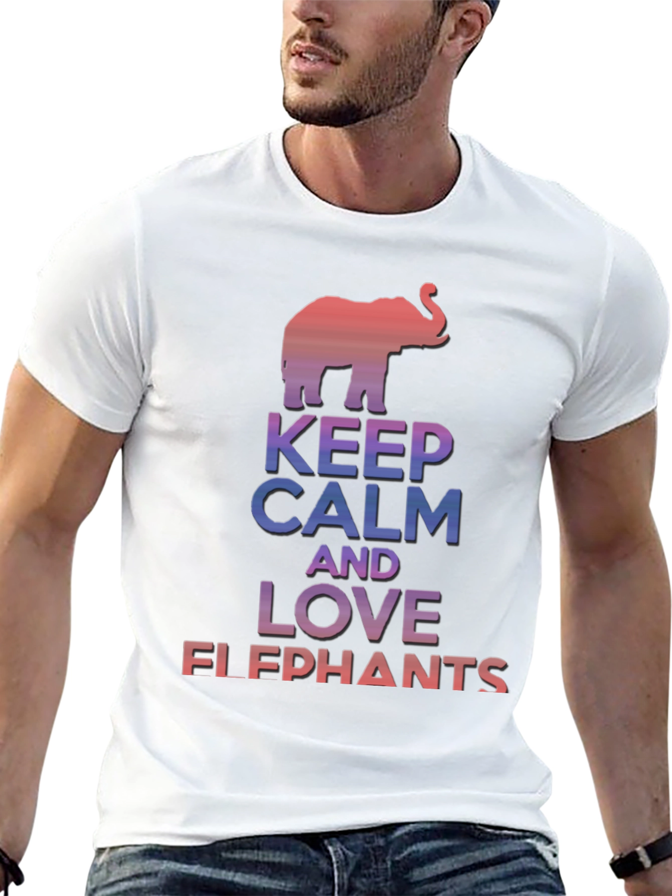 Keep Calm Love Elephants T-Shirt