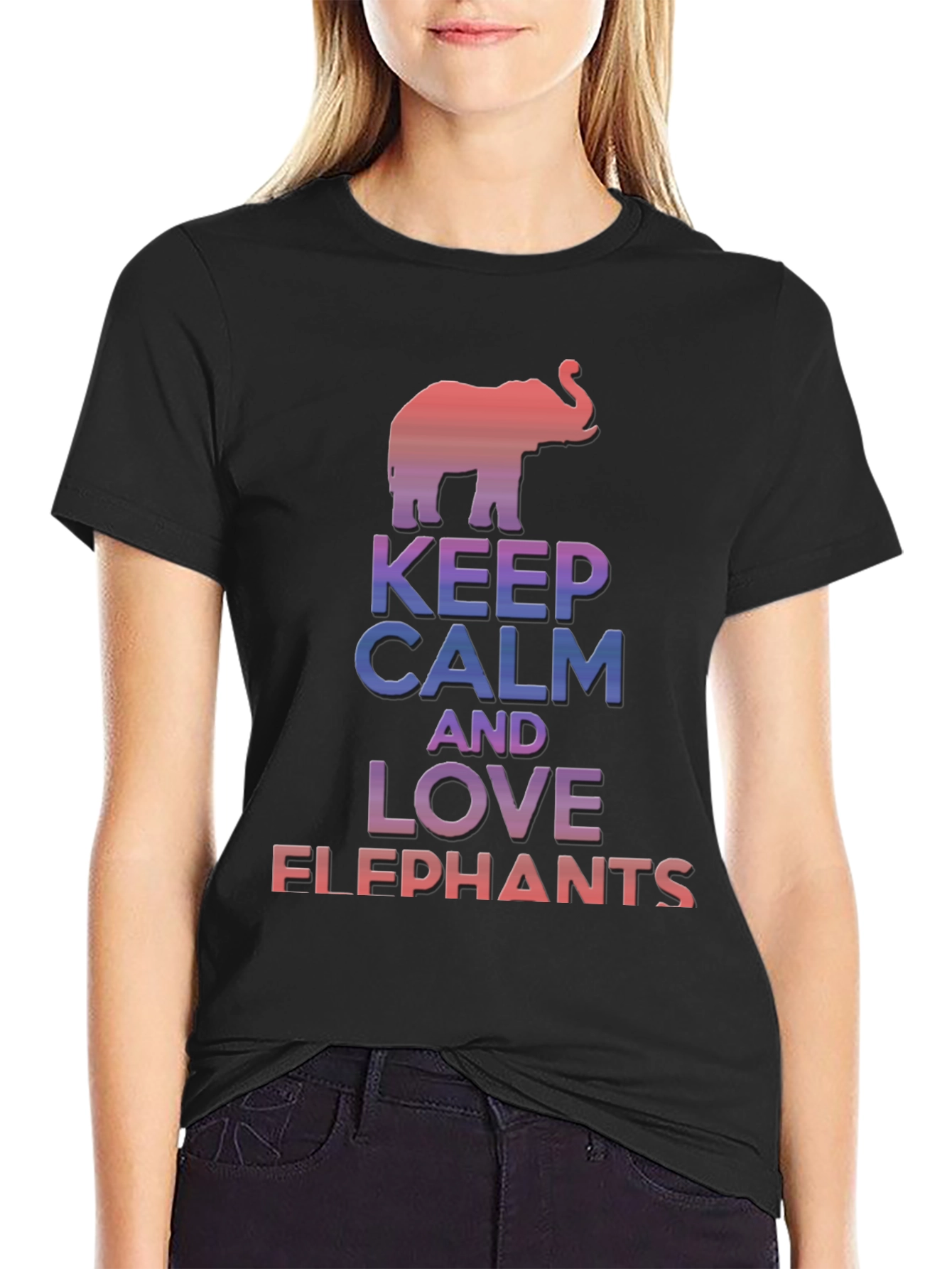 Keep Calm Love Elephants T-Shirt