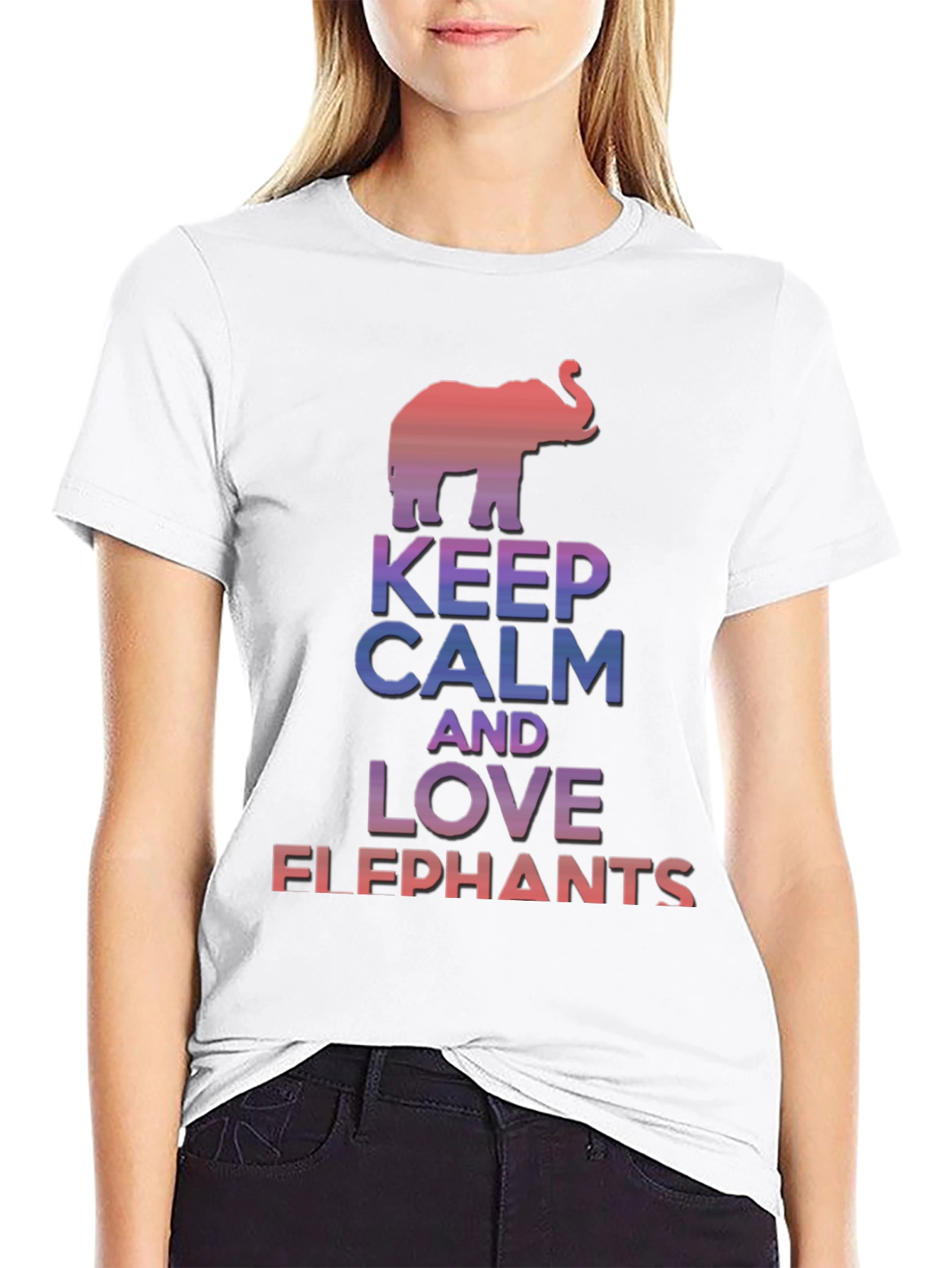 Keep Calm Love Elephants T-Shirt