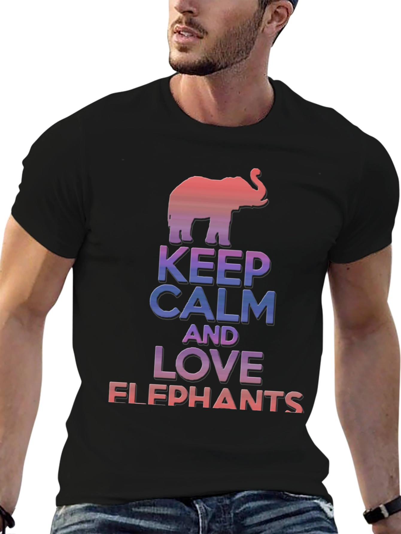 Keep Calm Love Elephants T-Shirt