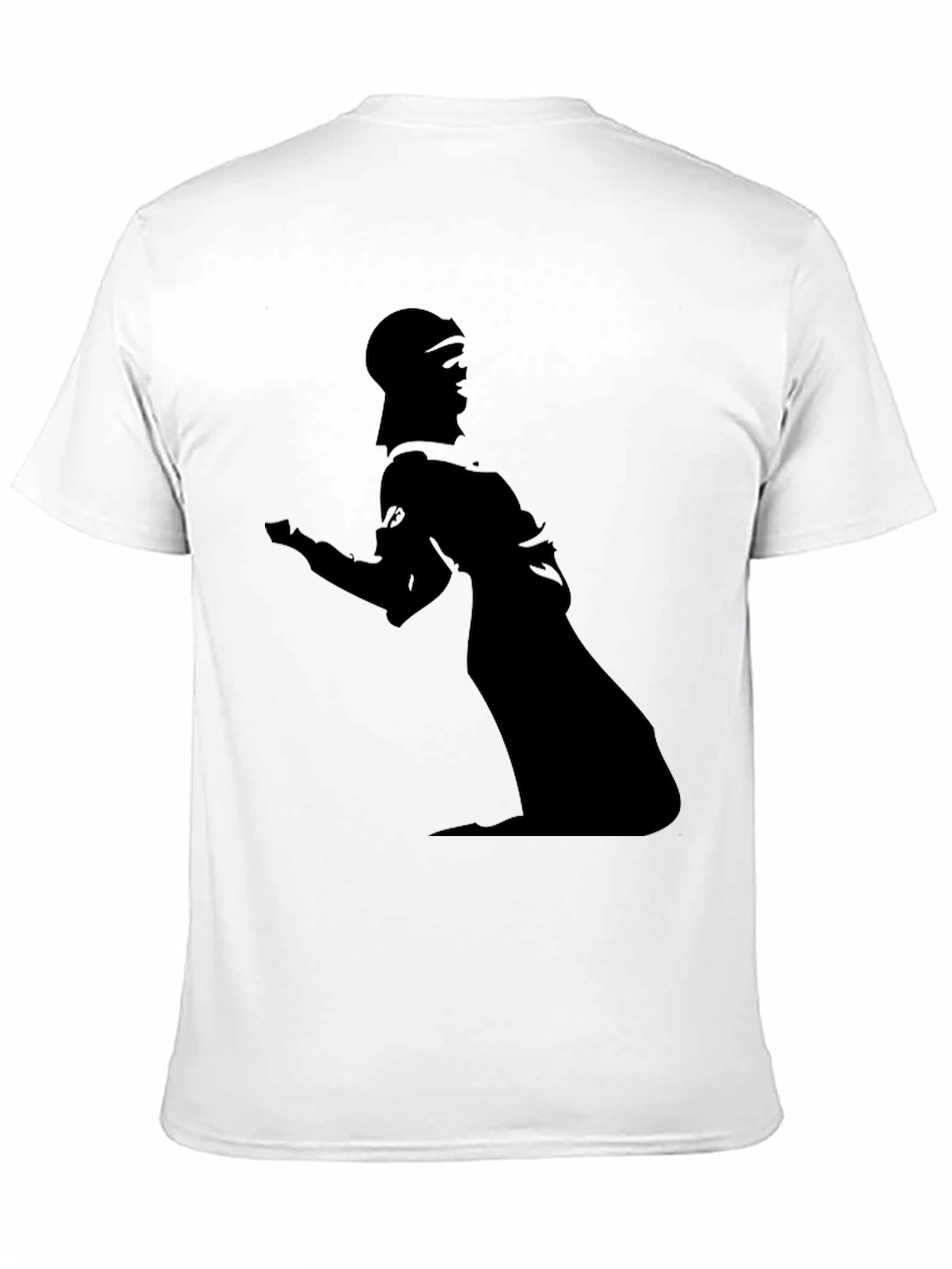 Silhouette Graphic Tee - Modern Black T-Shirt