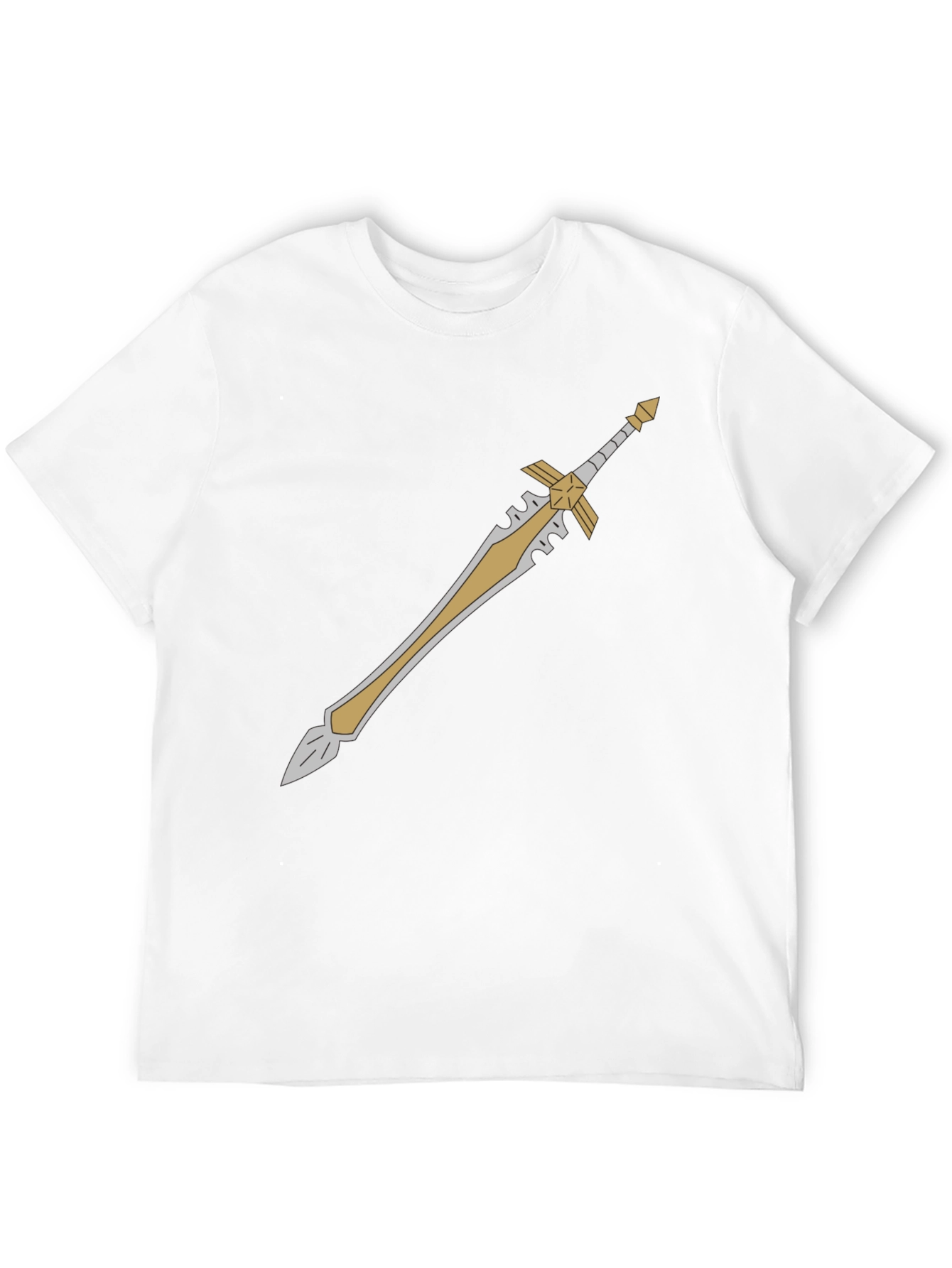 Sword Graphic Tee - Black Cotton Blend