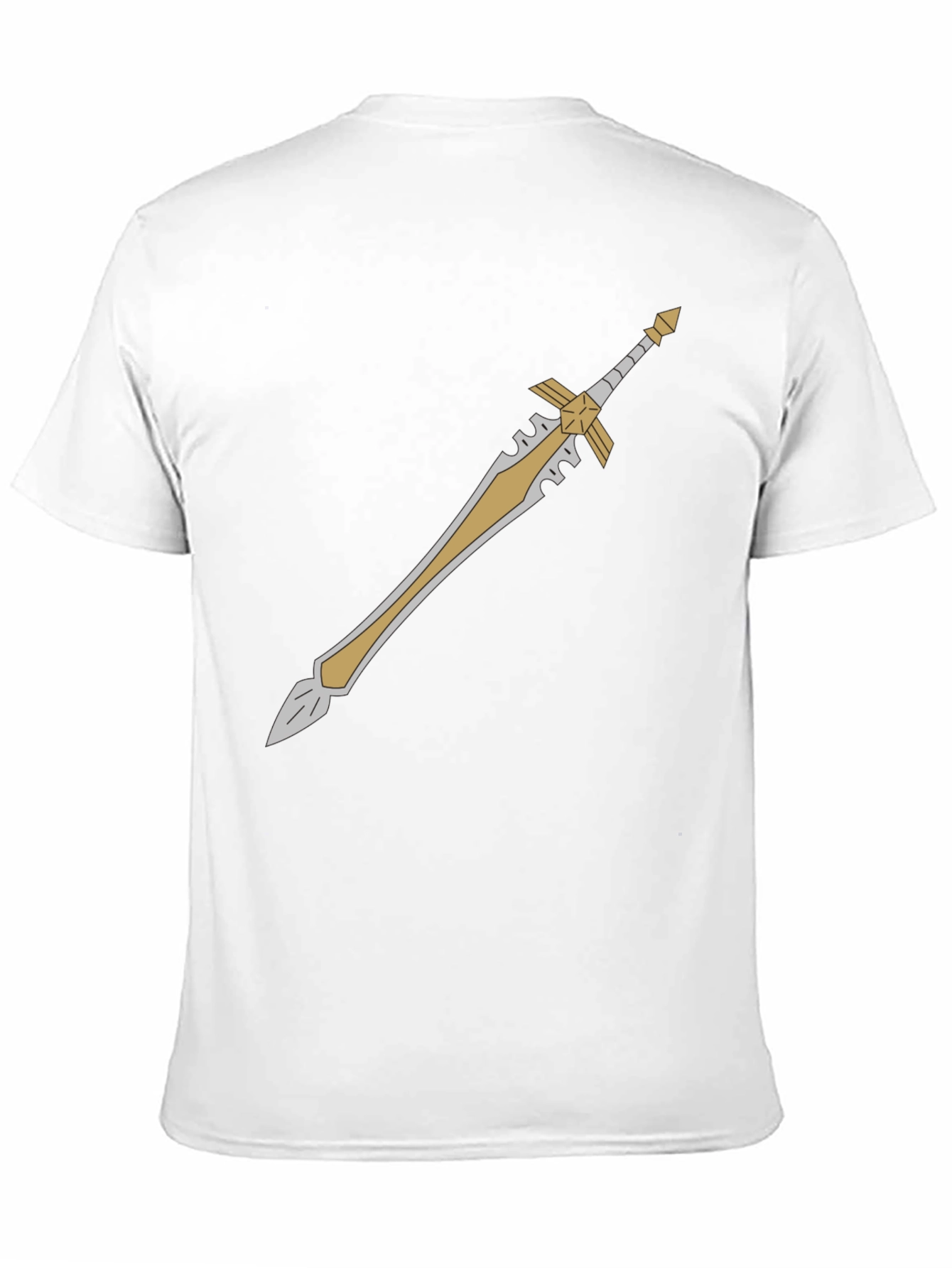 Sword Graphic Tee - Black Cotton Blend