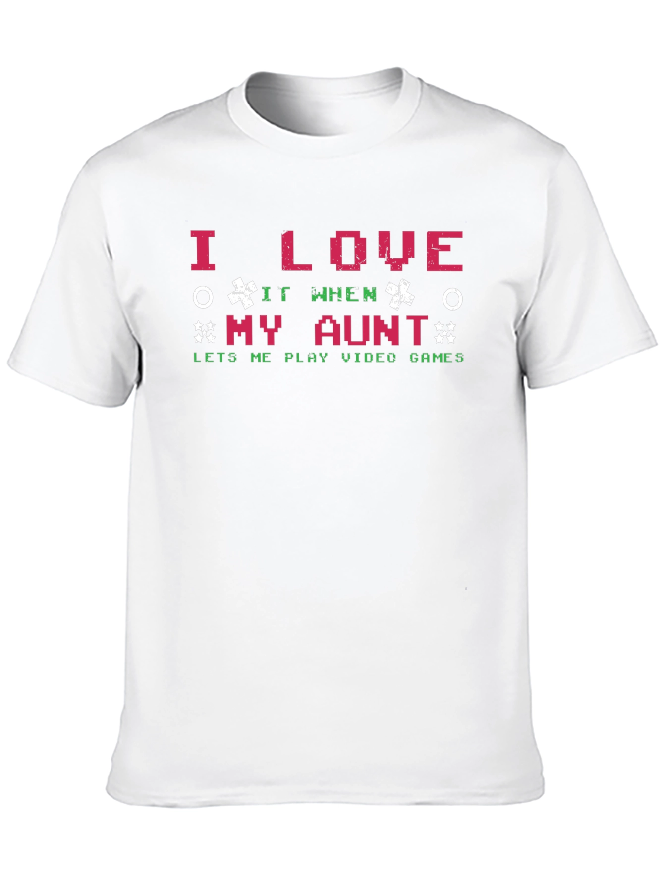 I Love My Aunt Video Game Graphic Tee
