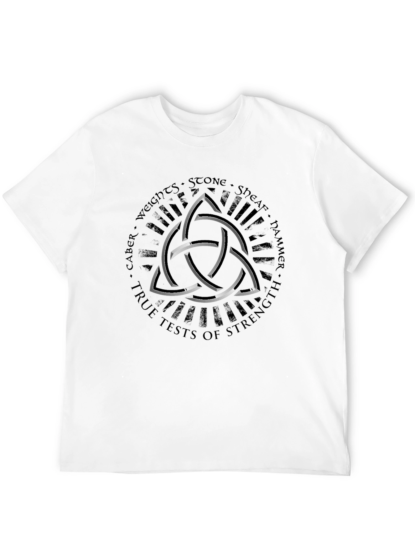 True Tests of Strength Celtic Knot Black T-Shirt