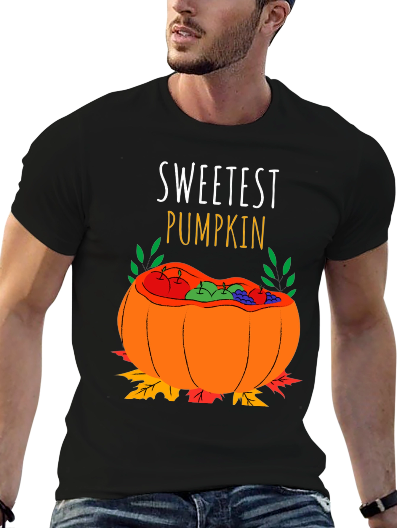 Sweetest Pumpkin Graphic Tee - Fall Vibes