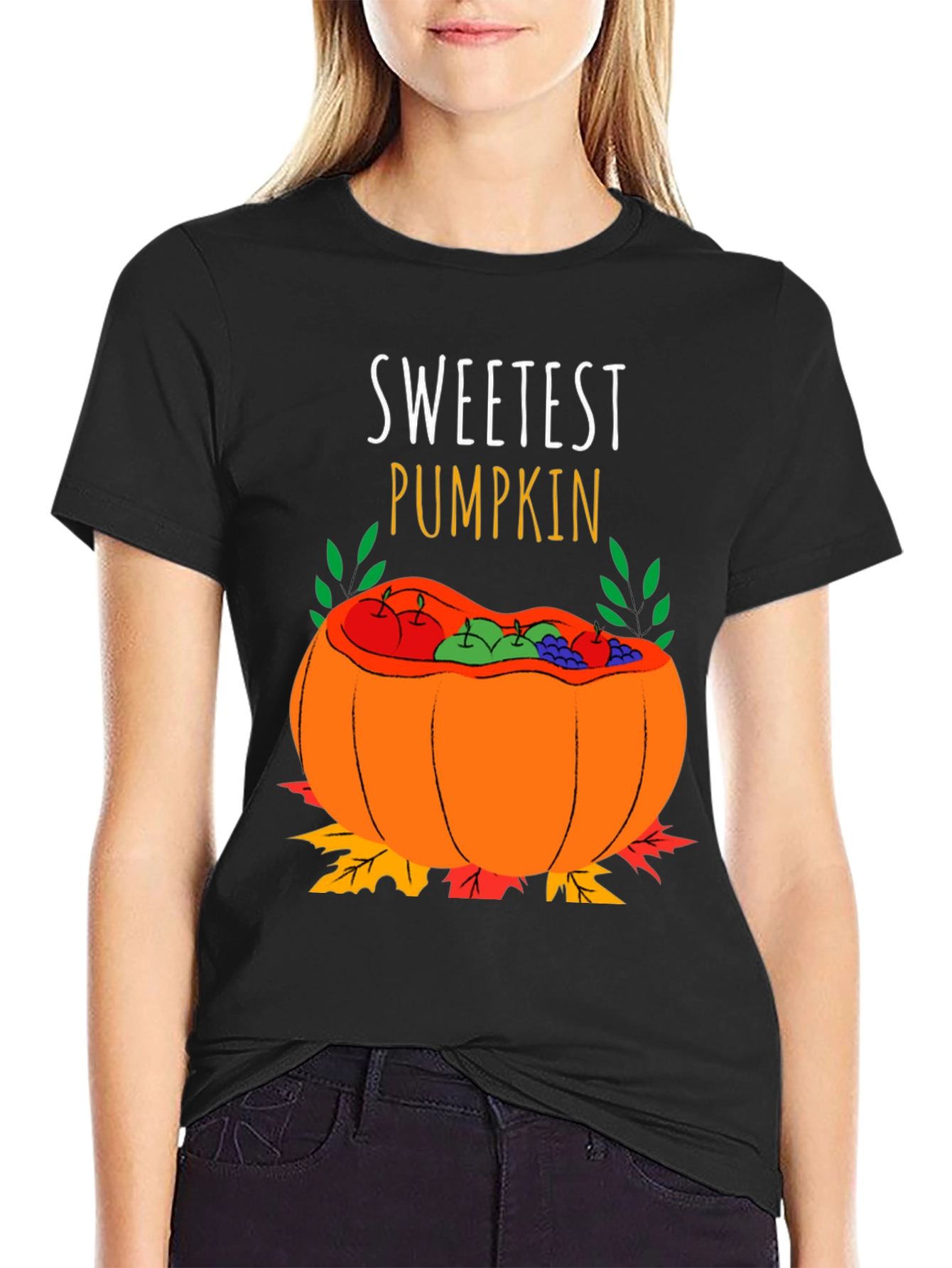 Sweetest Pumpkin Graphic Tee - Fall Vibes