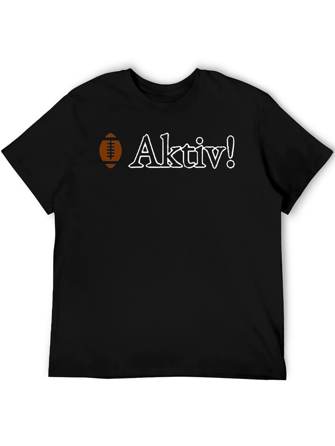Aktiv! Football Style Graphic Tee - Stylish Casual Wear