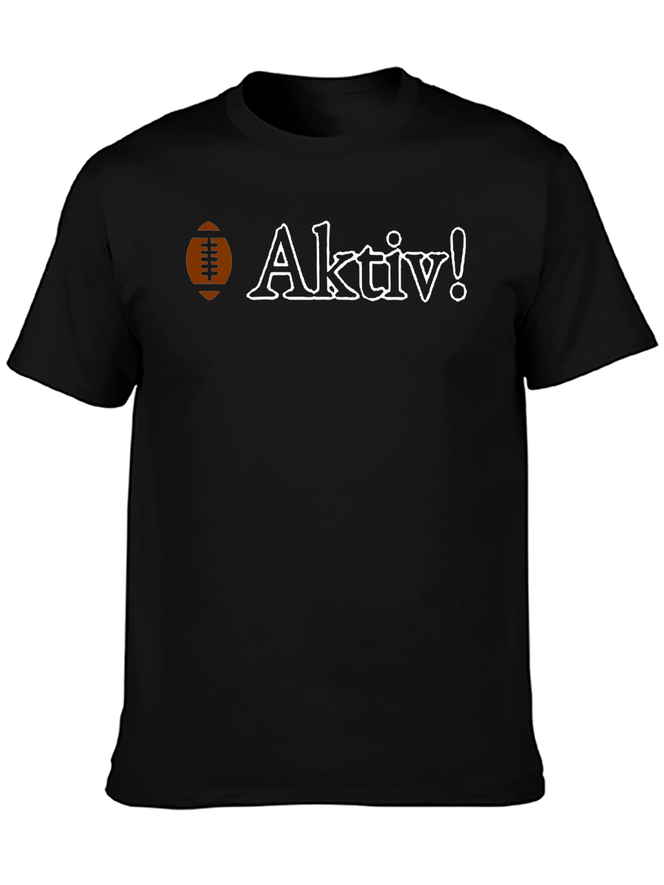 Aktiv! Football Style Graphic Tee - Stylish Casual Wear