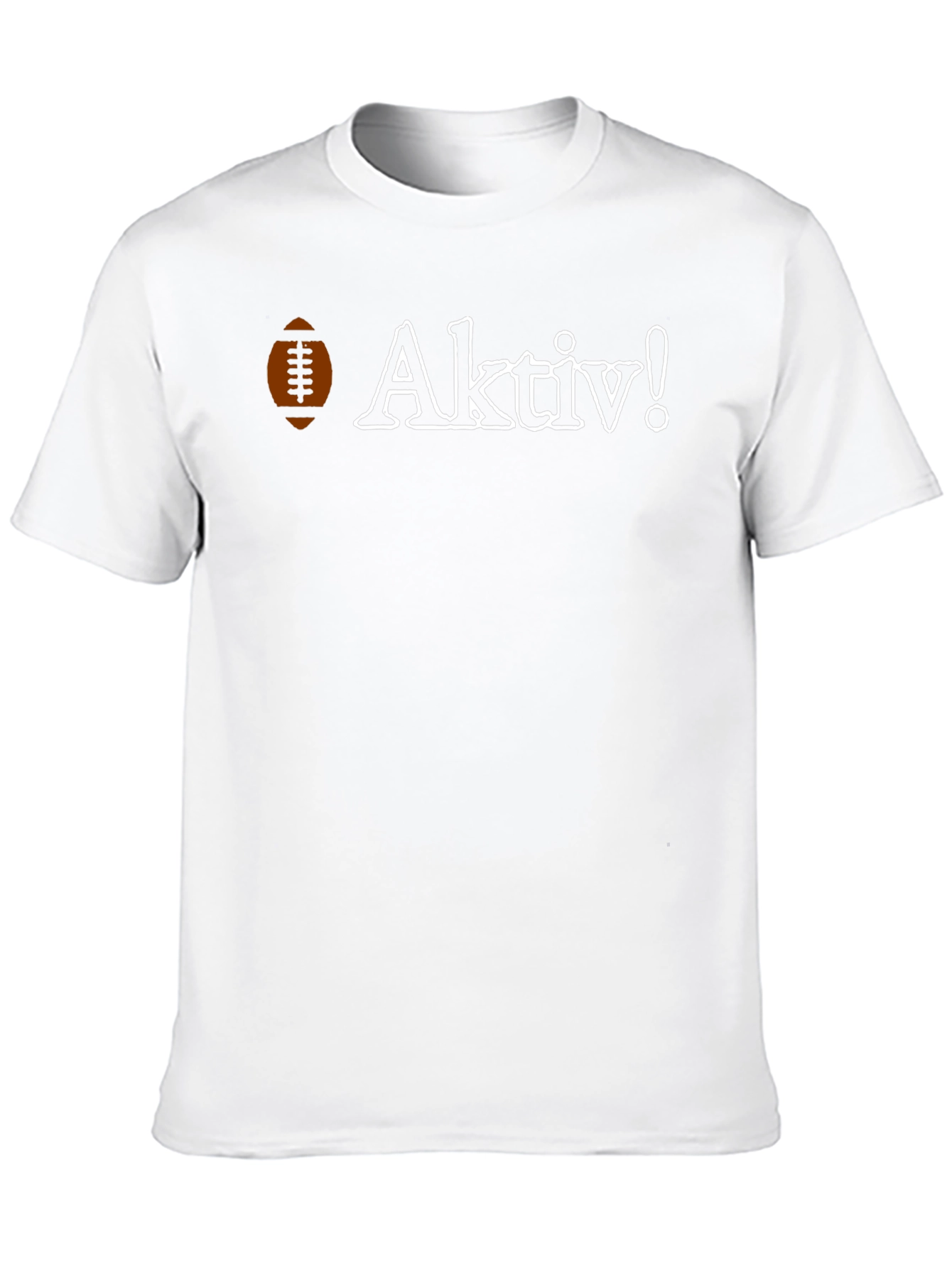 Aktiv! Football Style Graphic Tee - Stylish Casual Wear