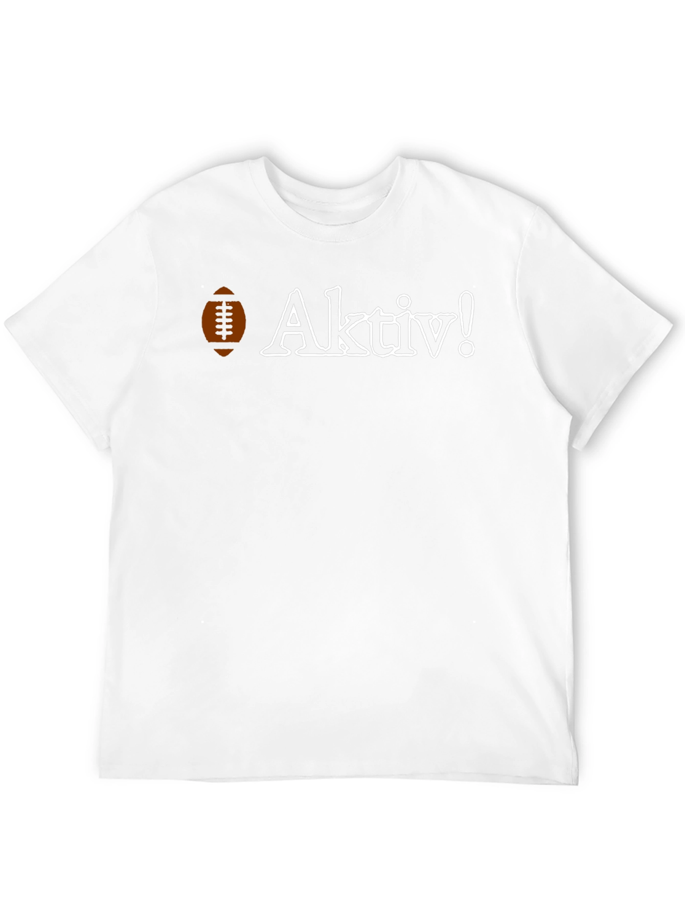 Aktiv! Football Style Graphic Tee - Stylish Casual Wear