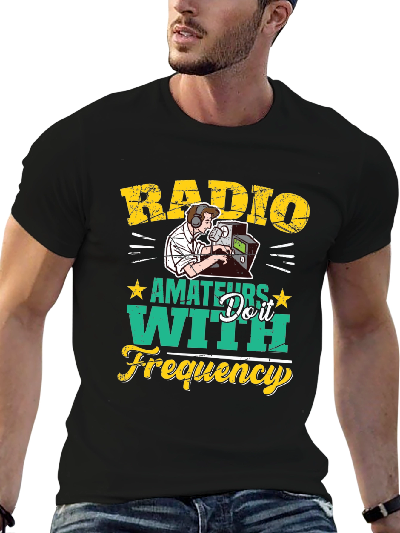 Radio Amateurs With Frequency T-Shirt