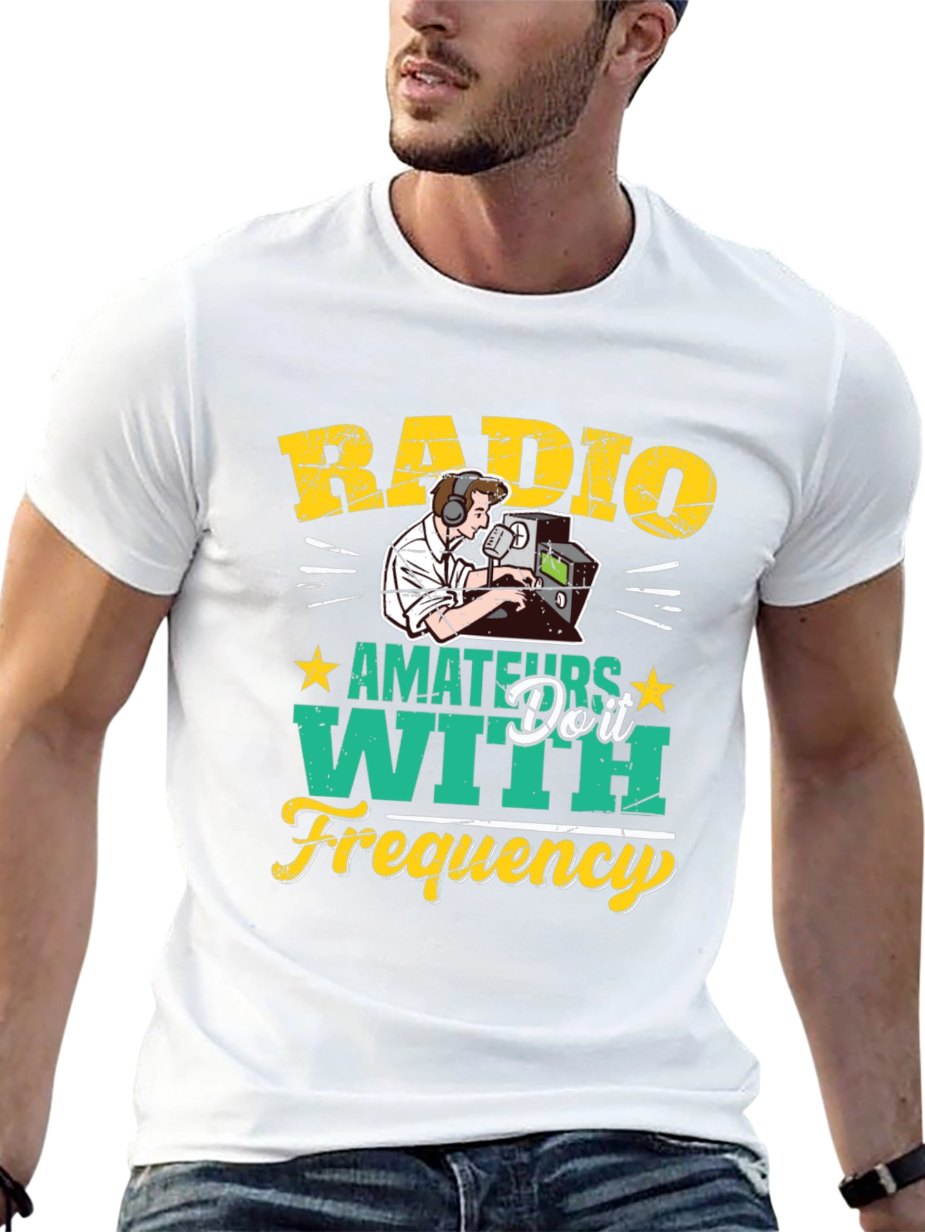 Radio Amateurs With Frequency T-Shirt