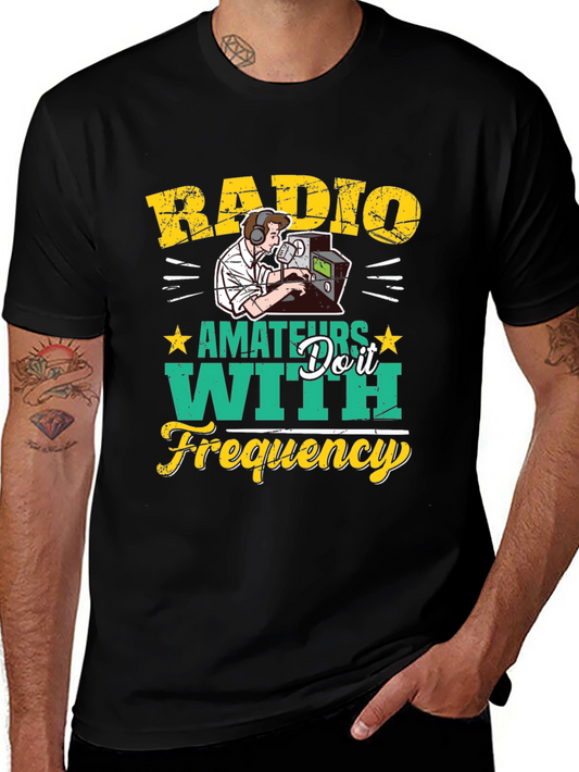 Radio Amateurs With Frequency T-Shirt