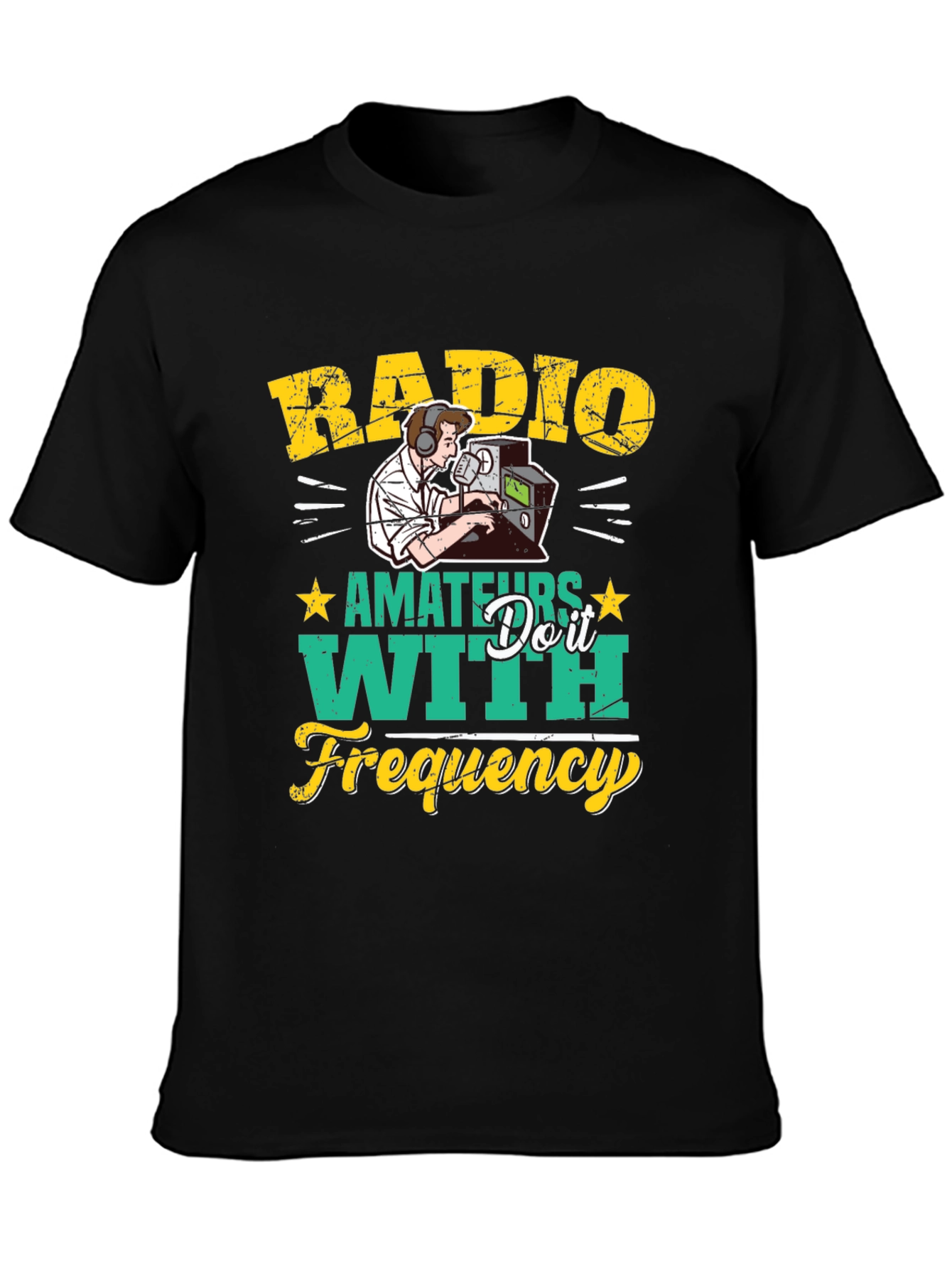 Radio Amateurs With Frequency T-Shirt