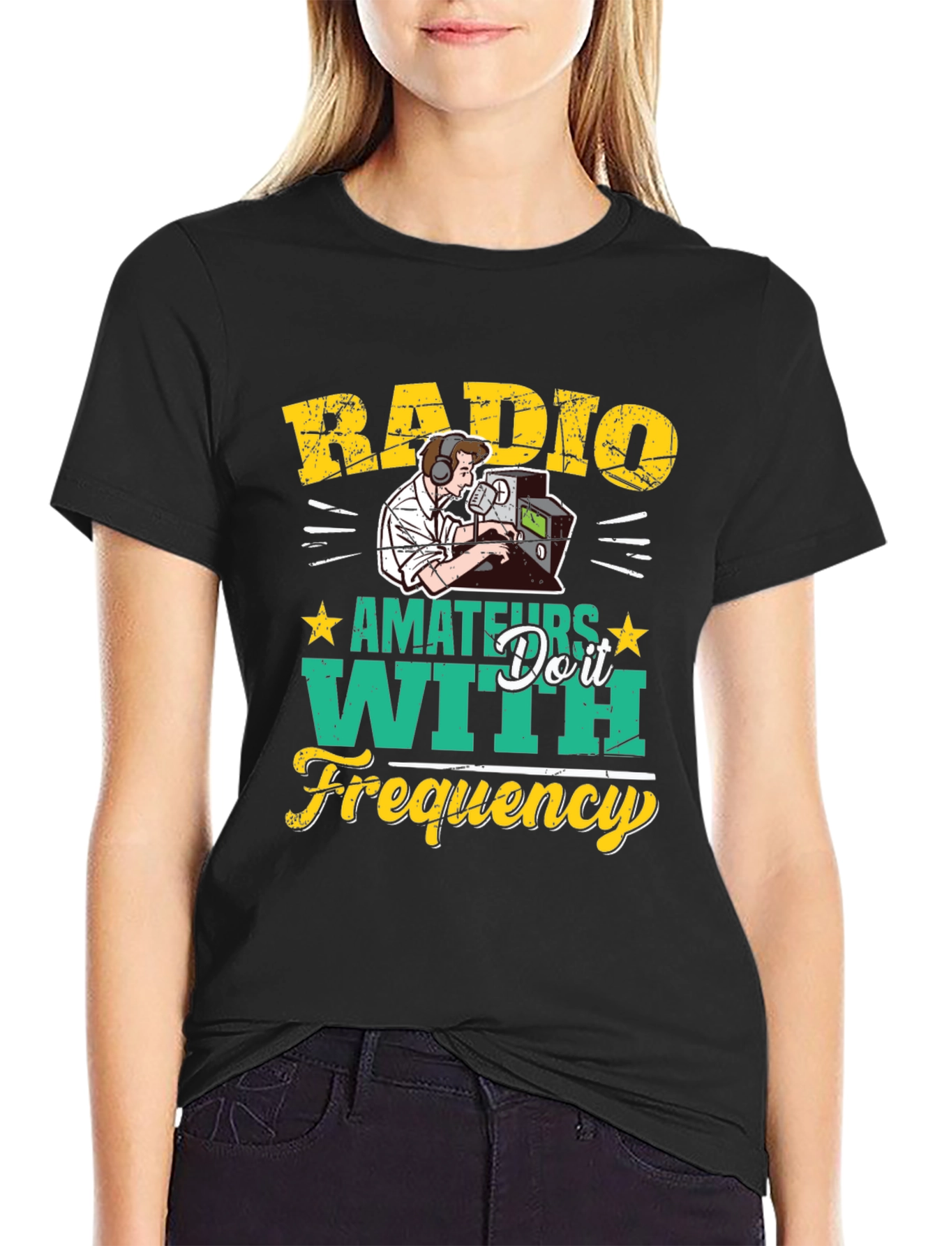 Radio Amateurs With Frequency T-Shirt