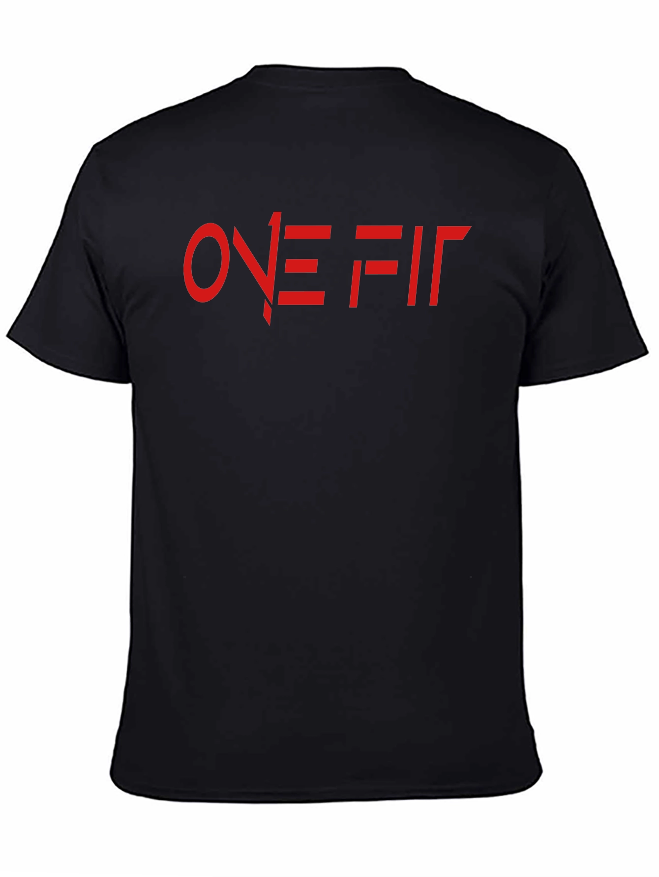 ONE FIT Graphic Tee - Black Cotton Blend