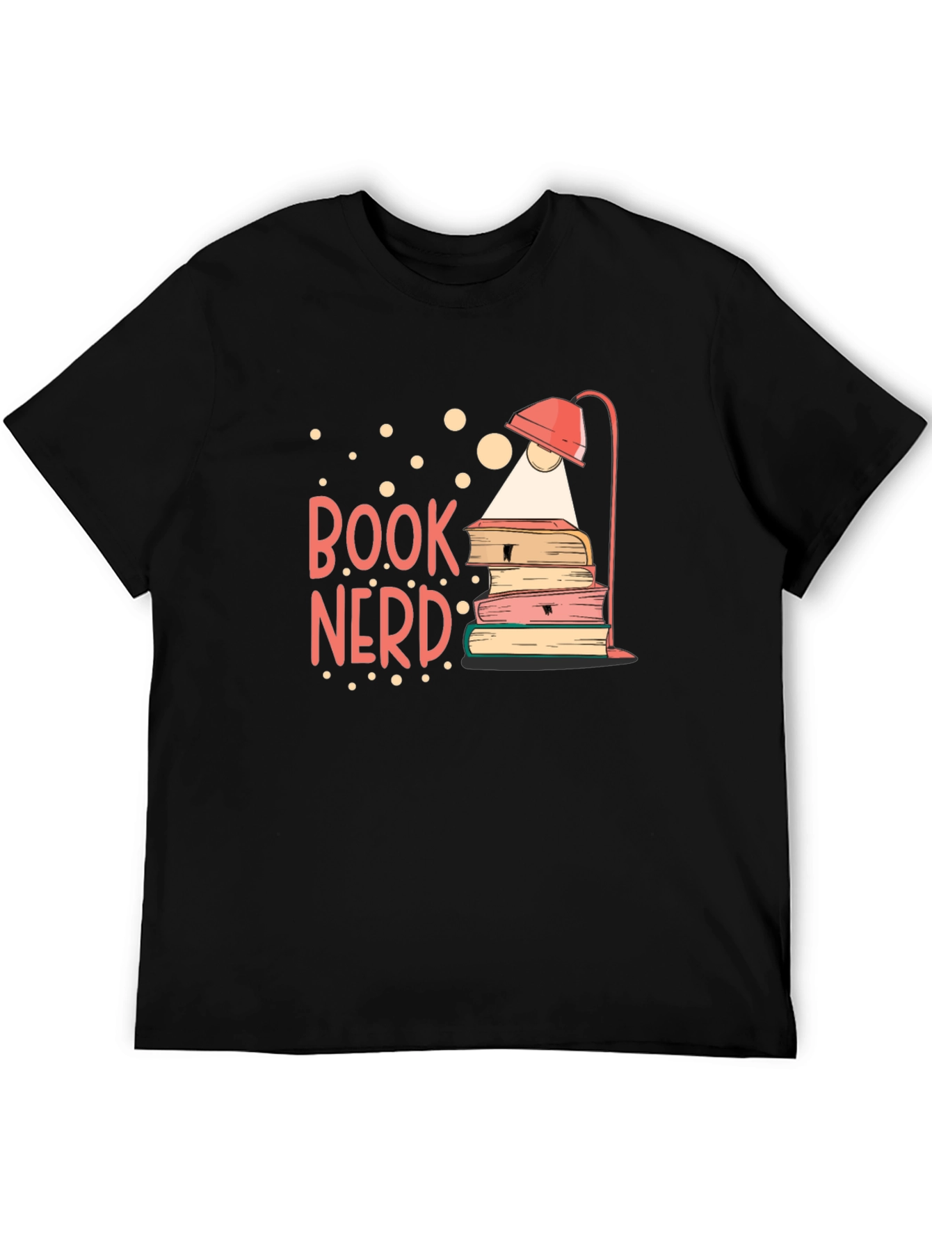 Book Nerd T-Shirt - Reading Lamp and Books