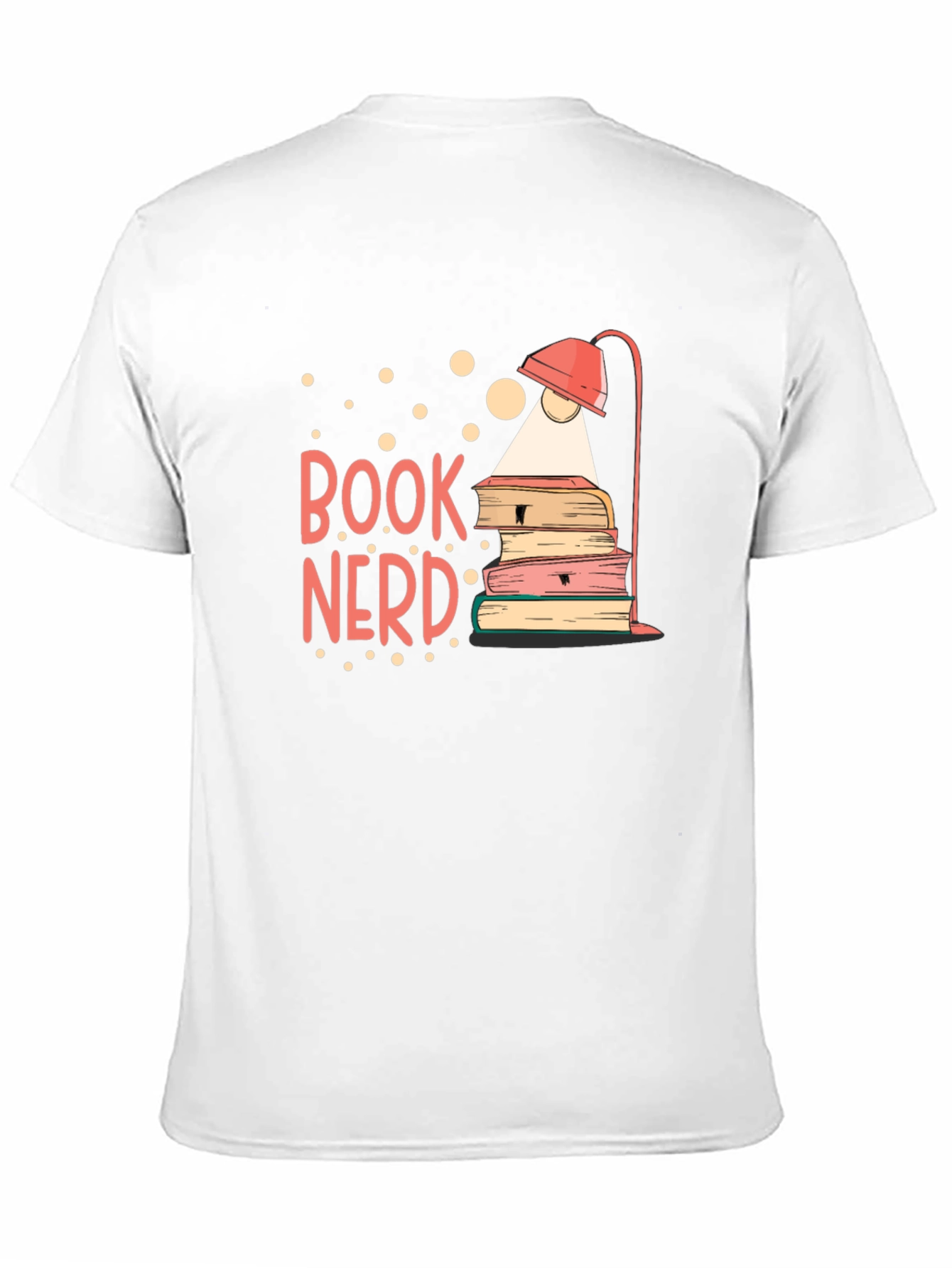 Book Nerd T-Shirt - Reading Lamp and Books
