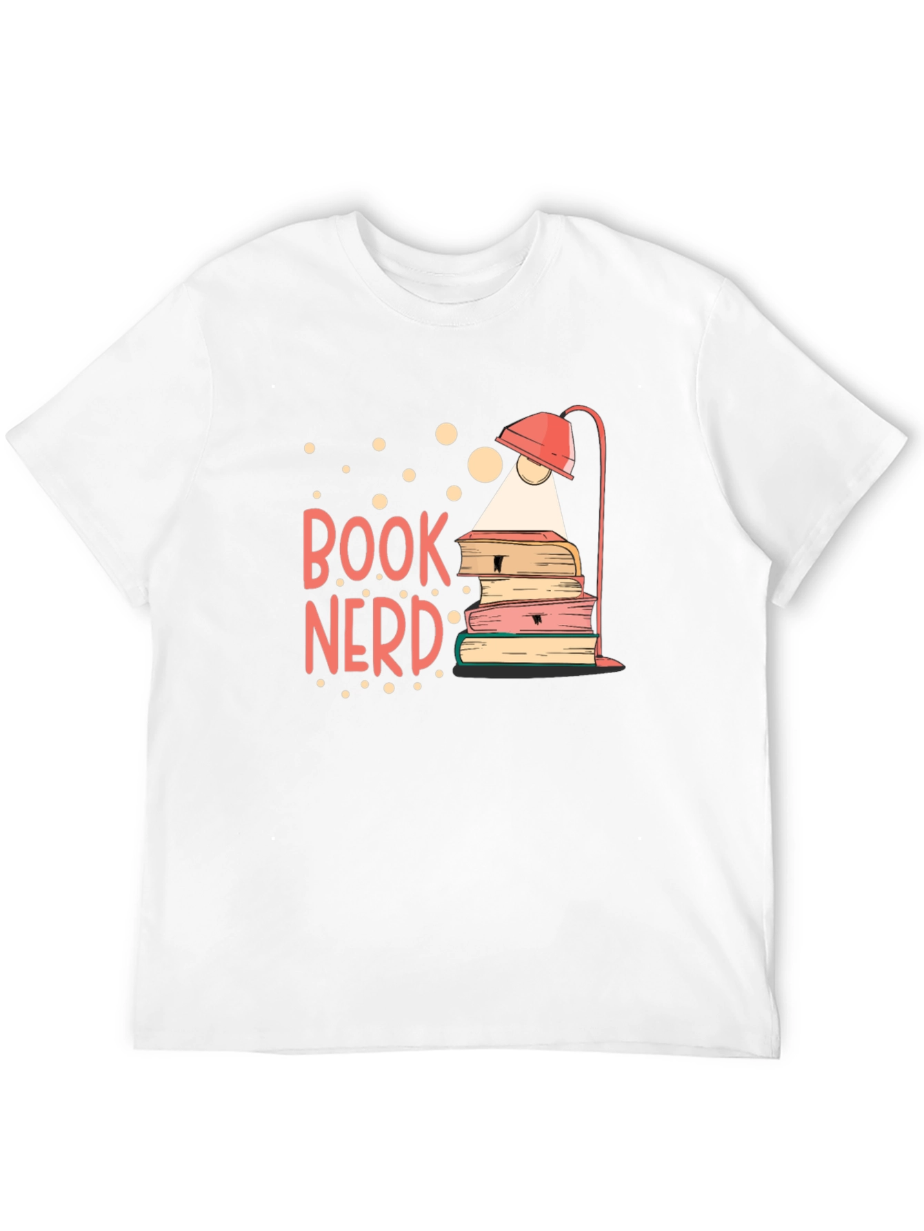 Book Nerd T-Shirt - Reading Lamp and Books