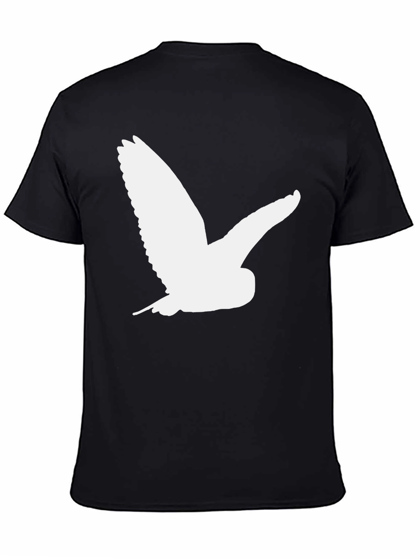 Owl Silhouette T-Shirt - Classic Black Tee