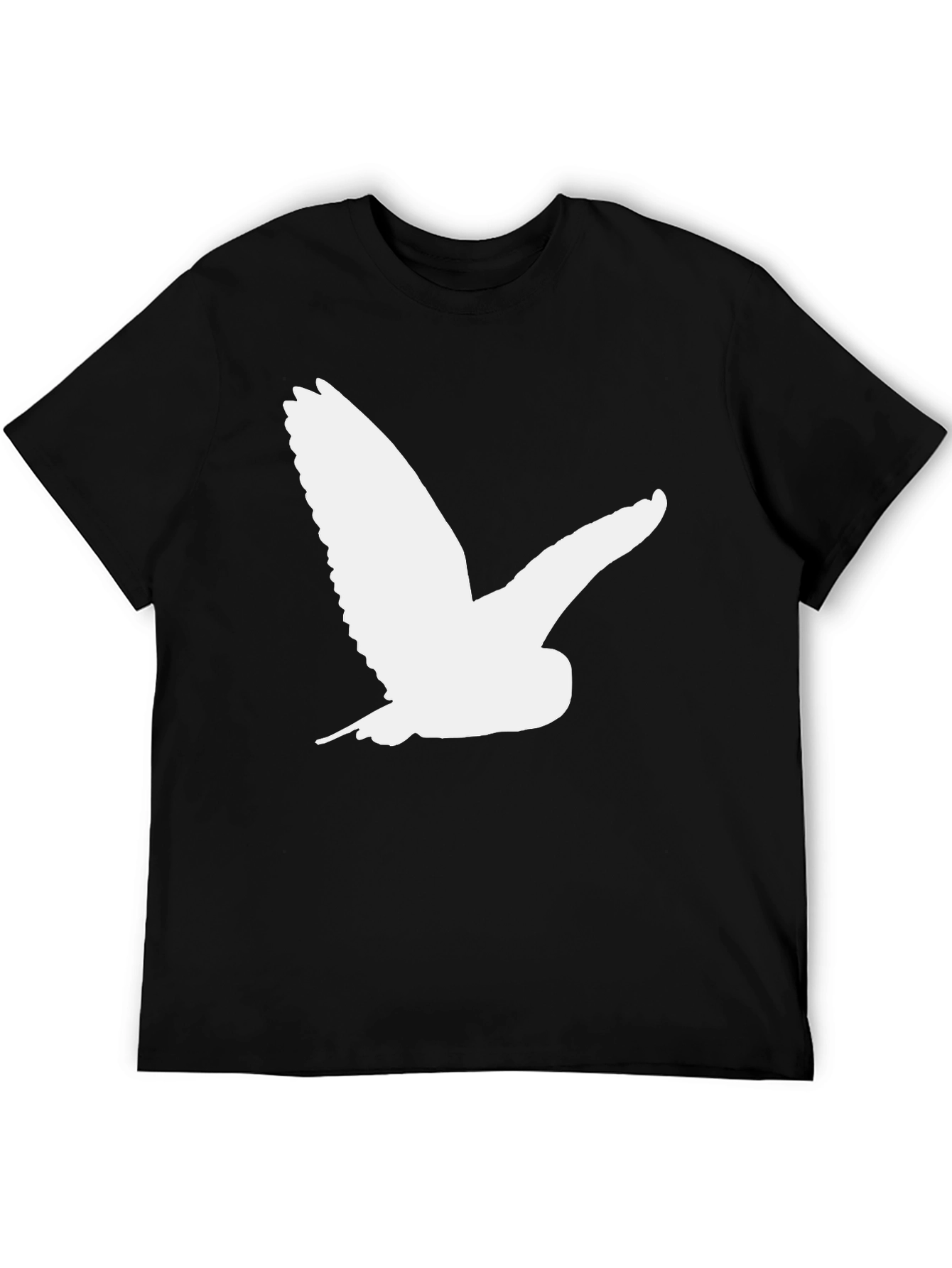 Owl Silhouette T-Shirt - Classic Black Tee