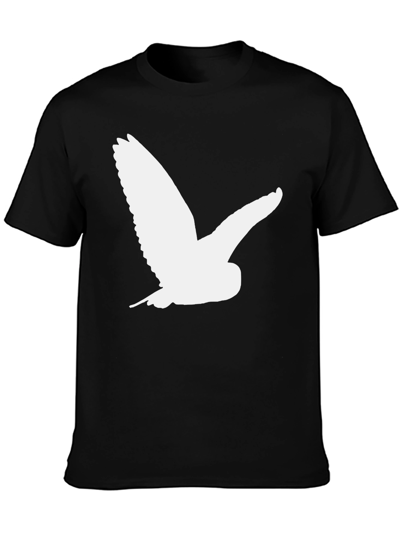 Owl Silhouette T-Shirt - Classic Black Tee