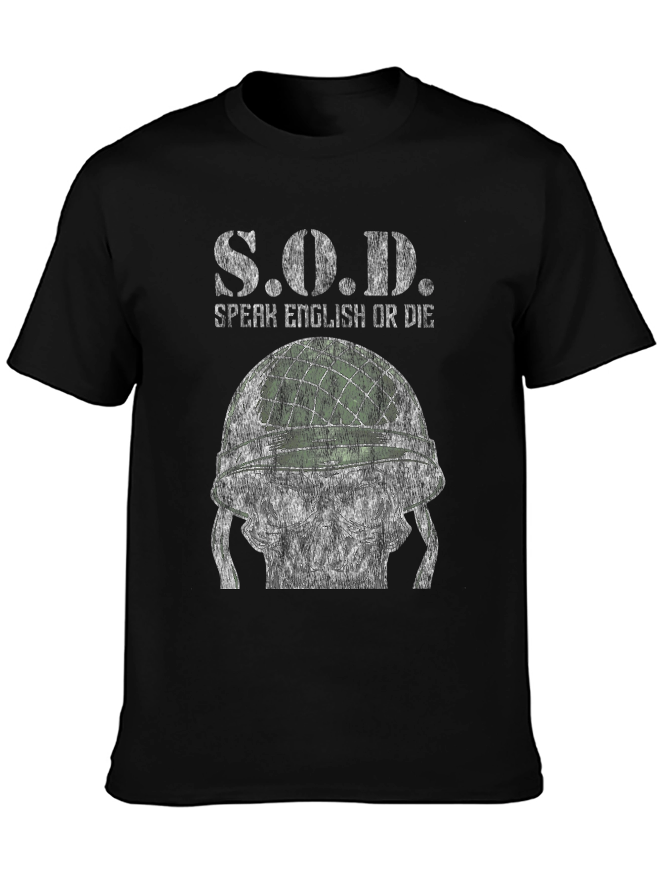 S.O.D. Speak English Or Die Graphic Tee