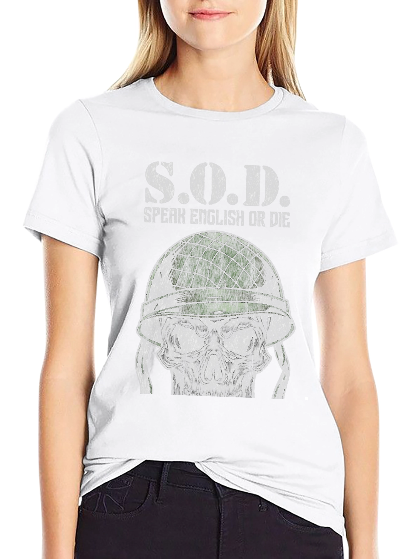 S.O.D. Speak English Or Die Graphic Tee