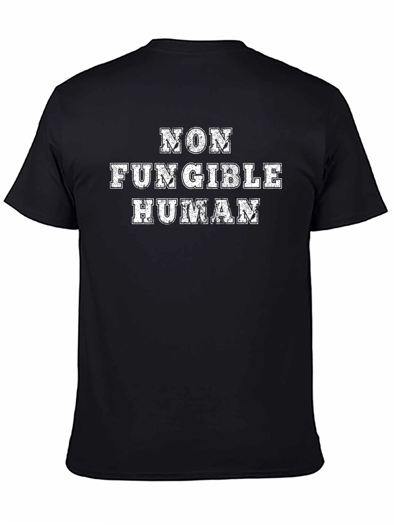 Non Fungible Human Black T-Shirt