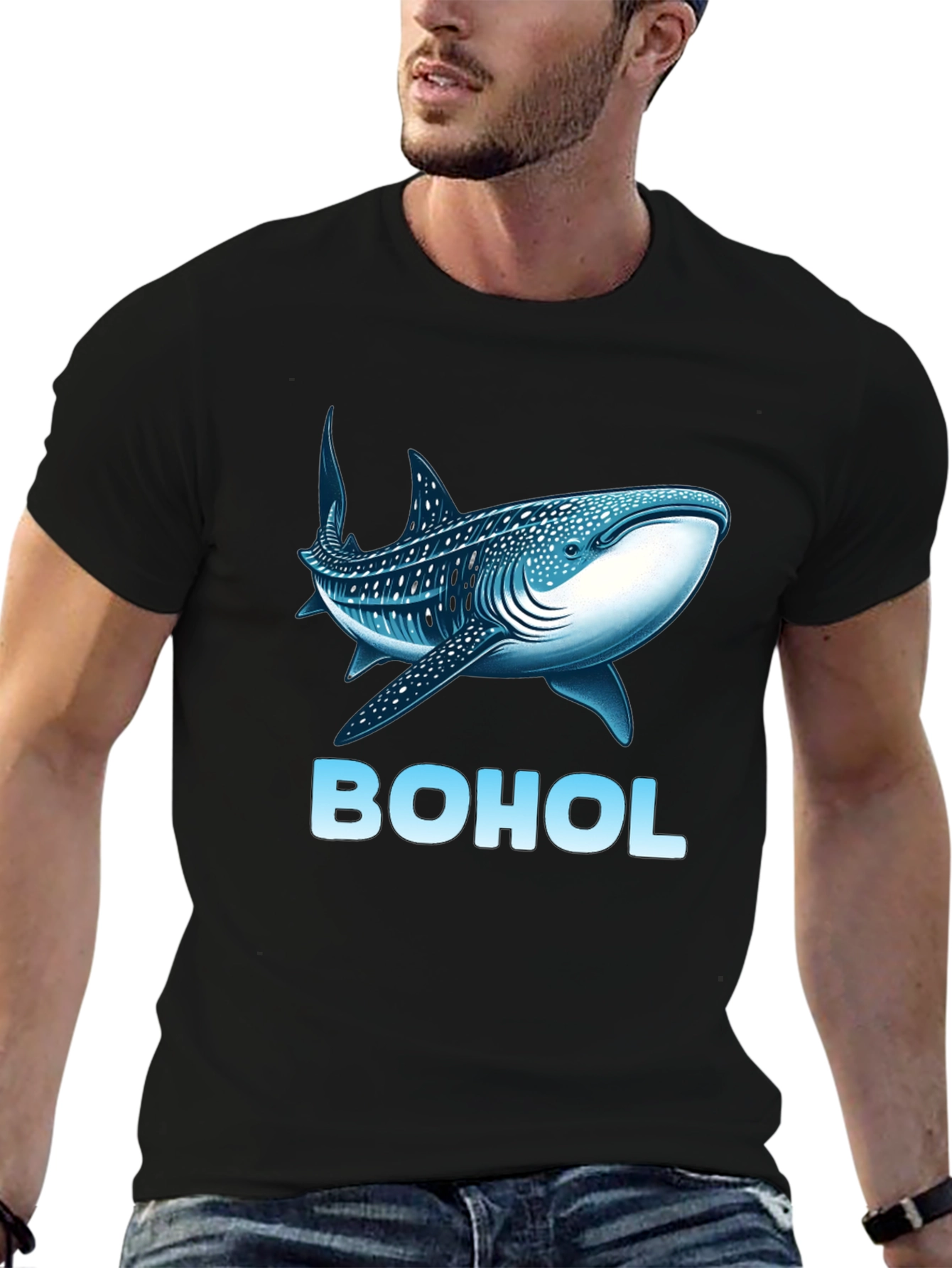 Bohol Whale Shark Mens Graphic Tee