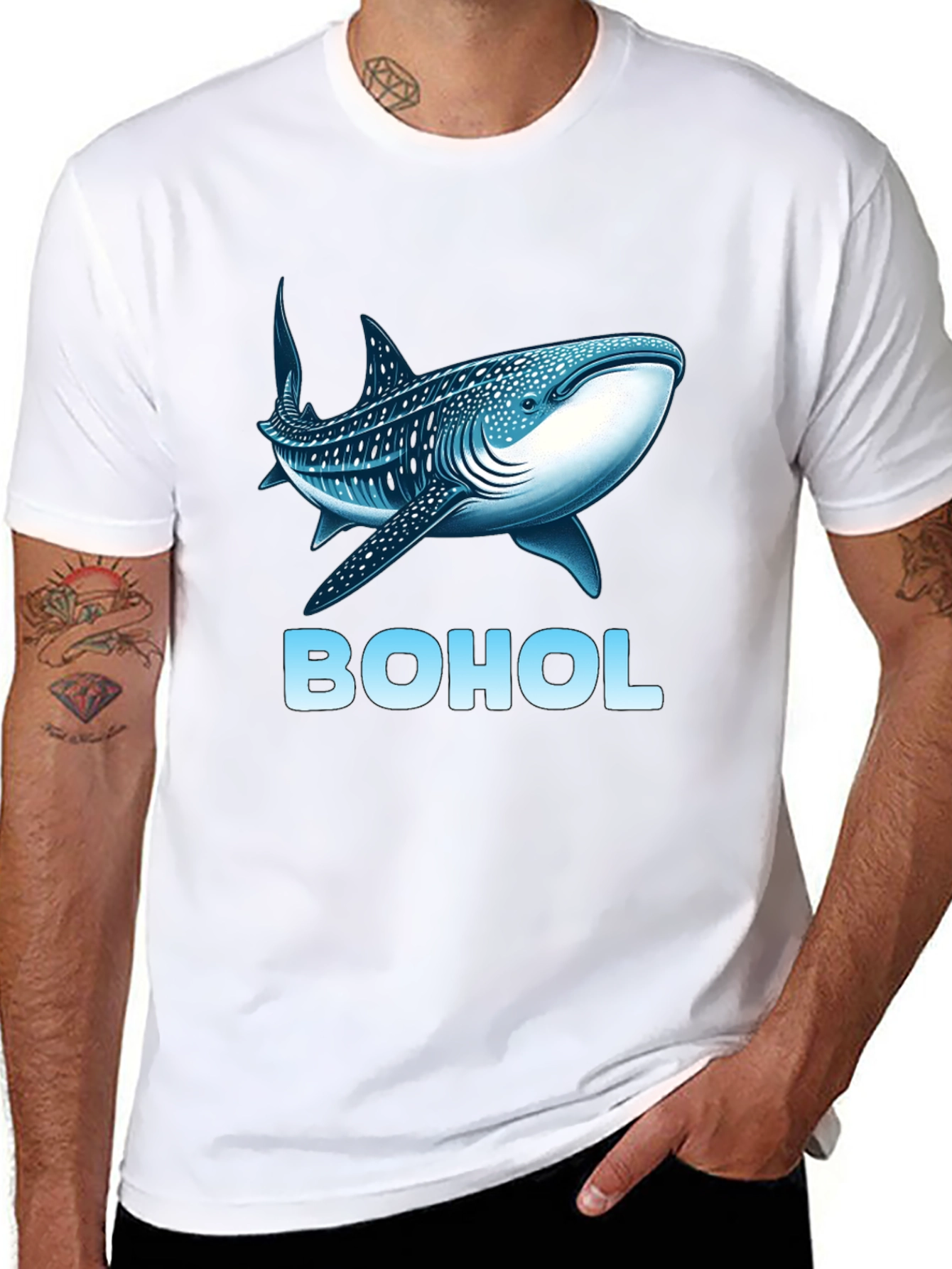 Bohol Whale Shark Mens Graphic Tee