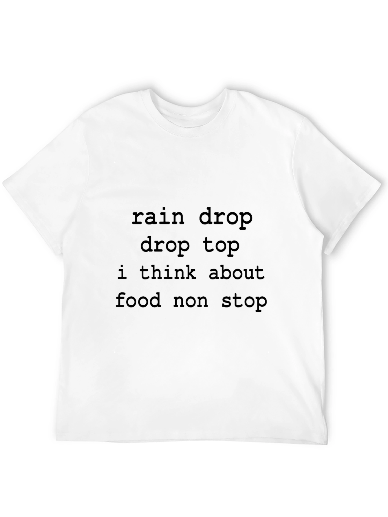Rain Drop Foodie T-Shirt - Funny Food Lover Tee