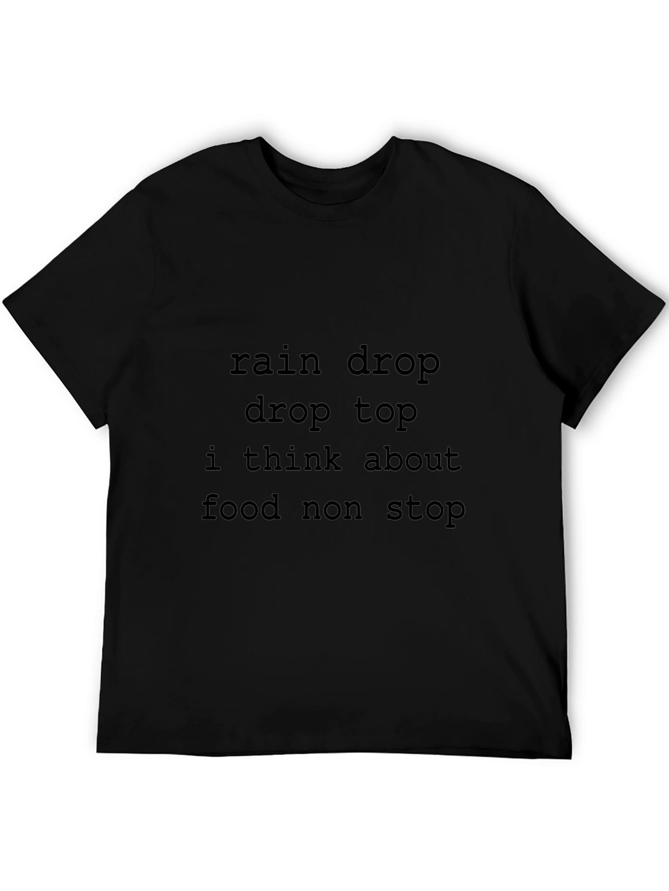 Rain Drop Foodie T-Shirt - Funny Food Lover Tee