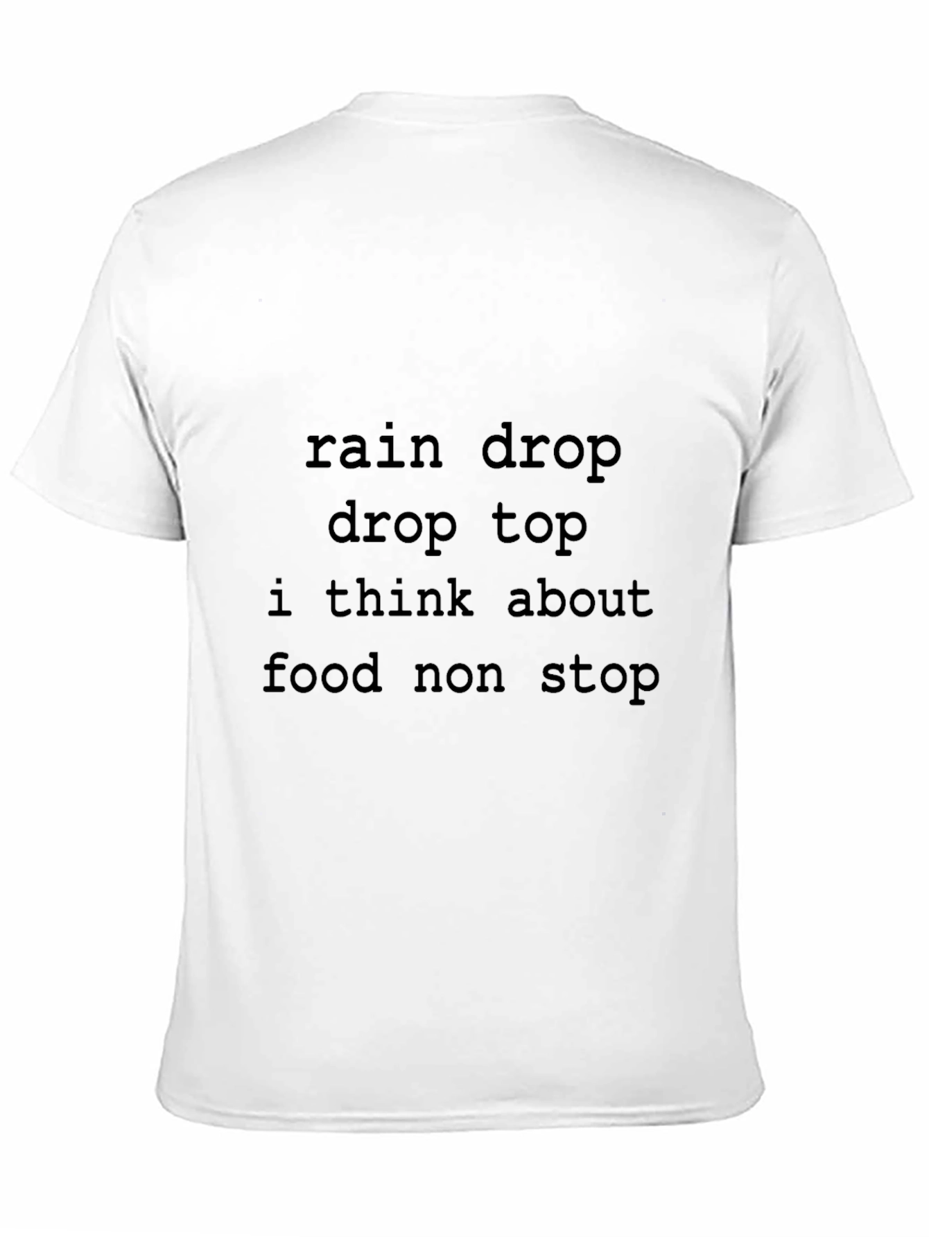 Rain Drop Foodie T-Shirt - Funny Food Lover Tee