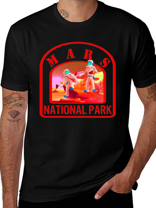 Mars National Park T-Shirt Space Graphic Tee