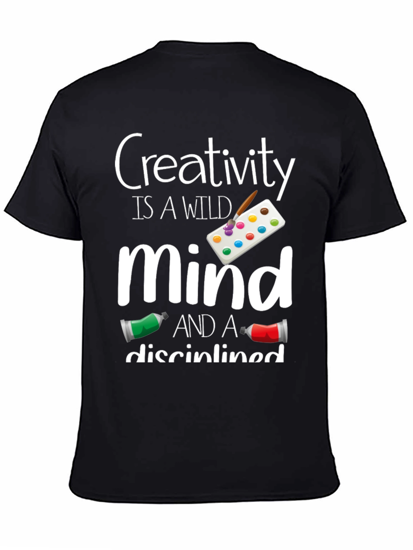 Creativity Wild Mind T-Shirt Black Unisex