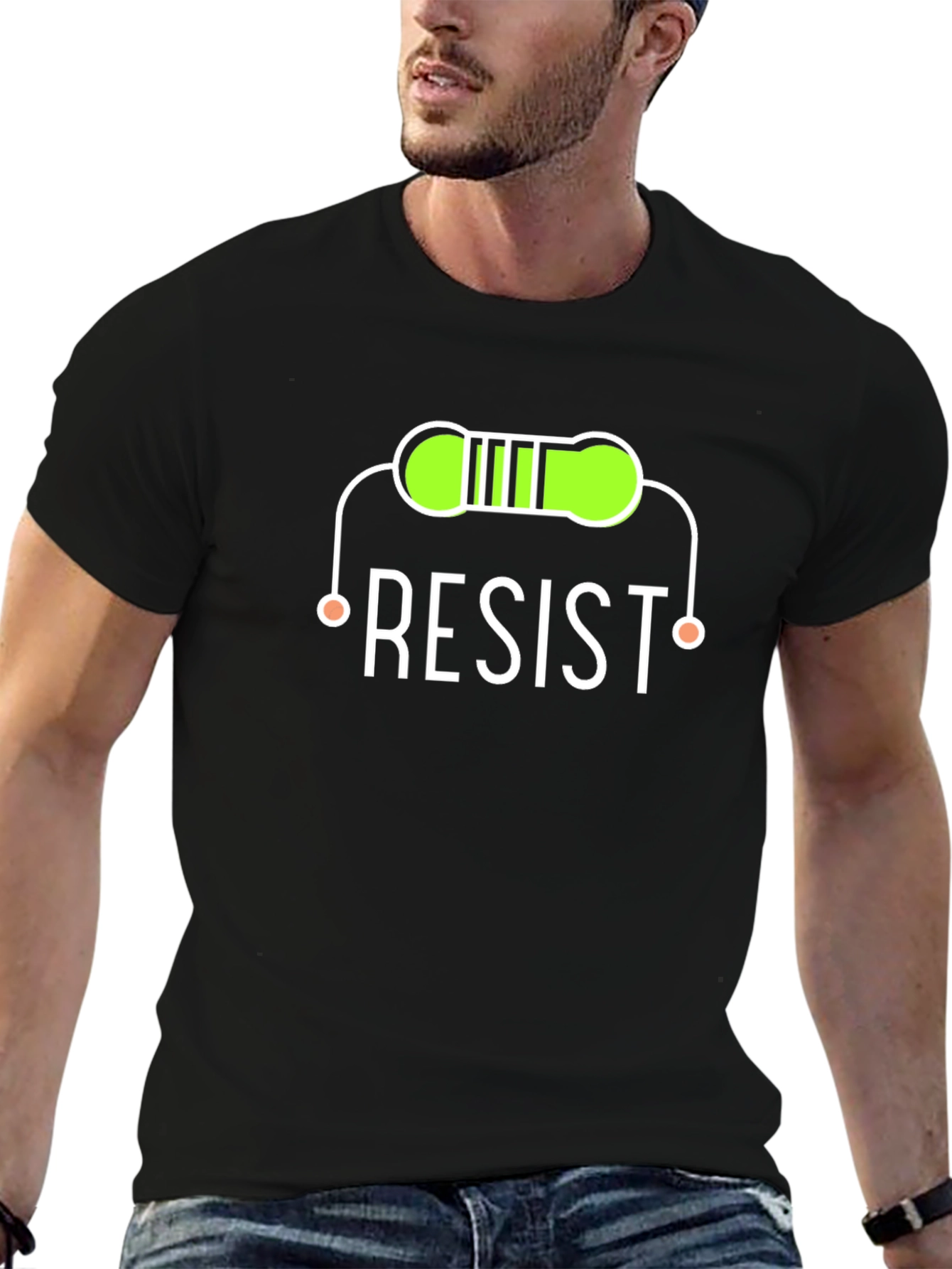 Resist Resistor Science T-Shirt - Black