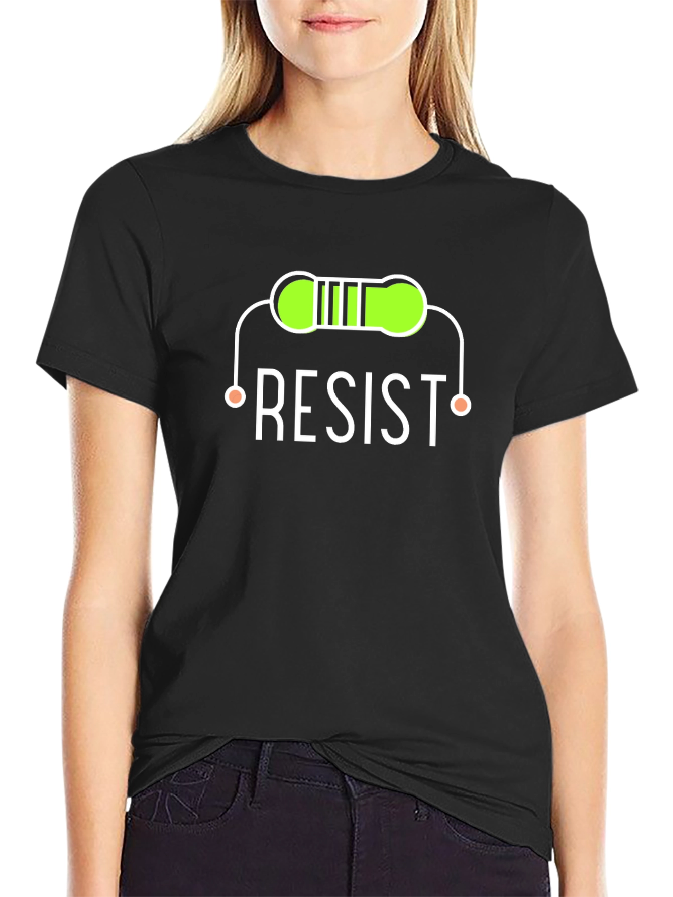 Resist Resistor Science T-Shirt - Black