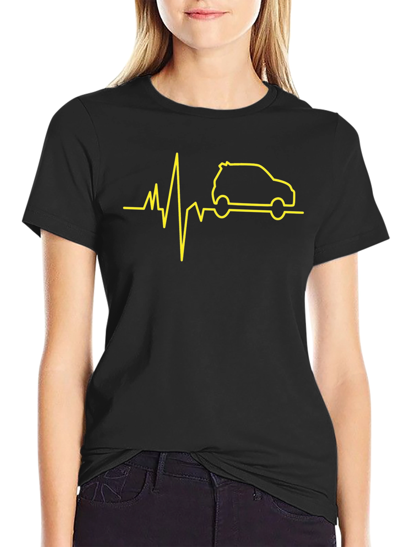 Car Heartbeat T-Shirt - Automotive Lover Tee