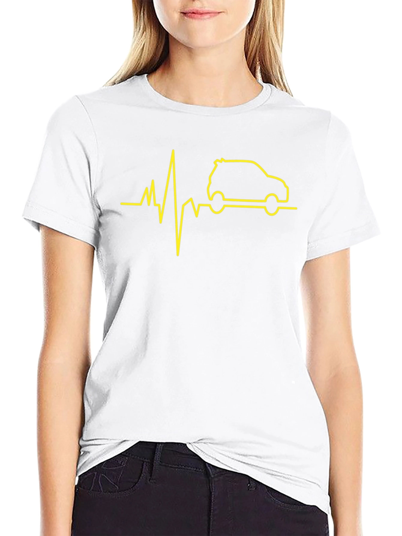 Car Heartbeat T-Shirt - Automotive Lover Tee
